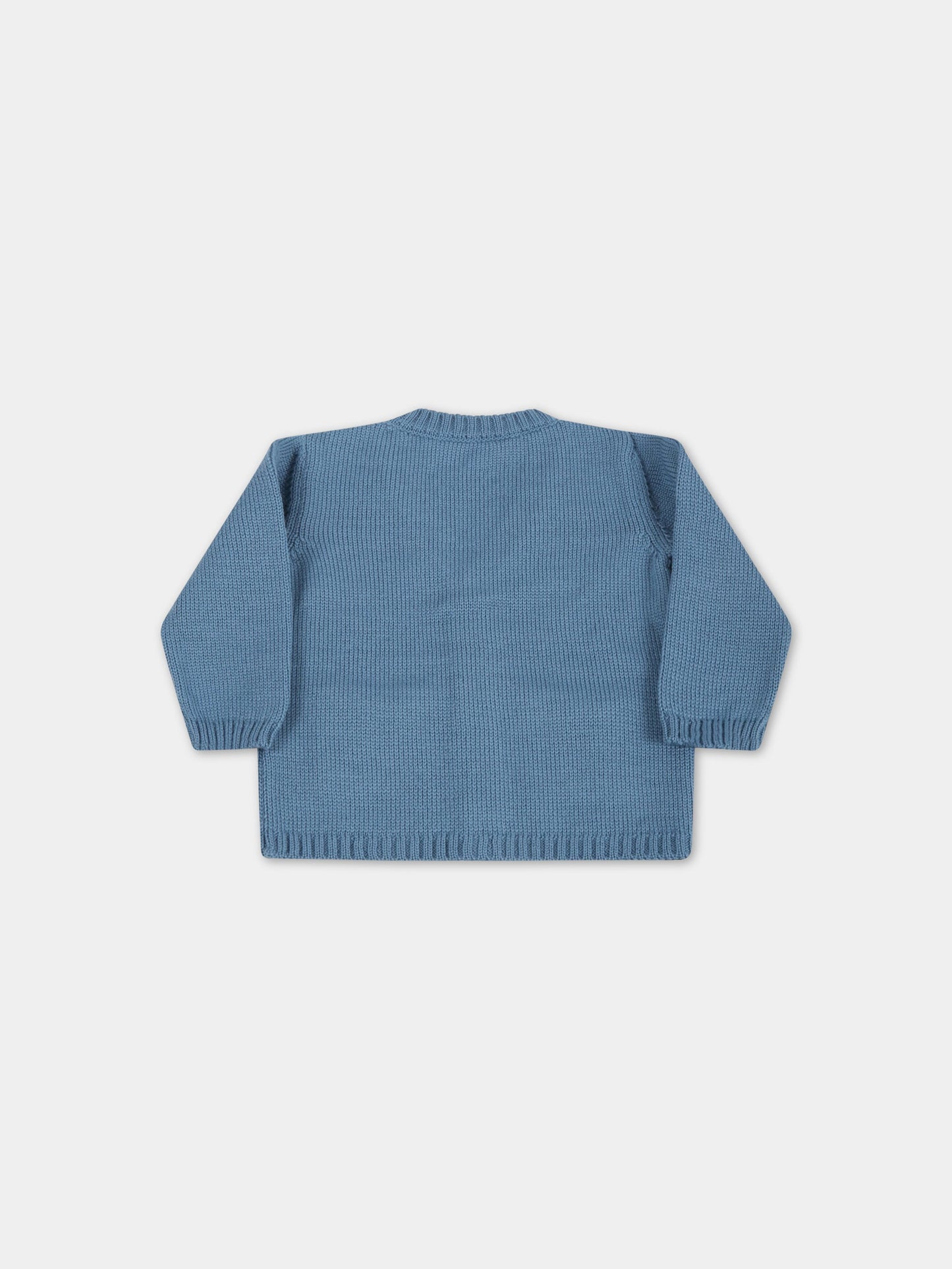 Cardigan celeste per neonato,Little Bear,3156 OTTANIO