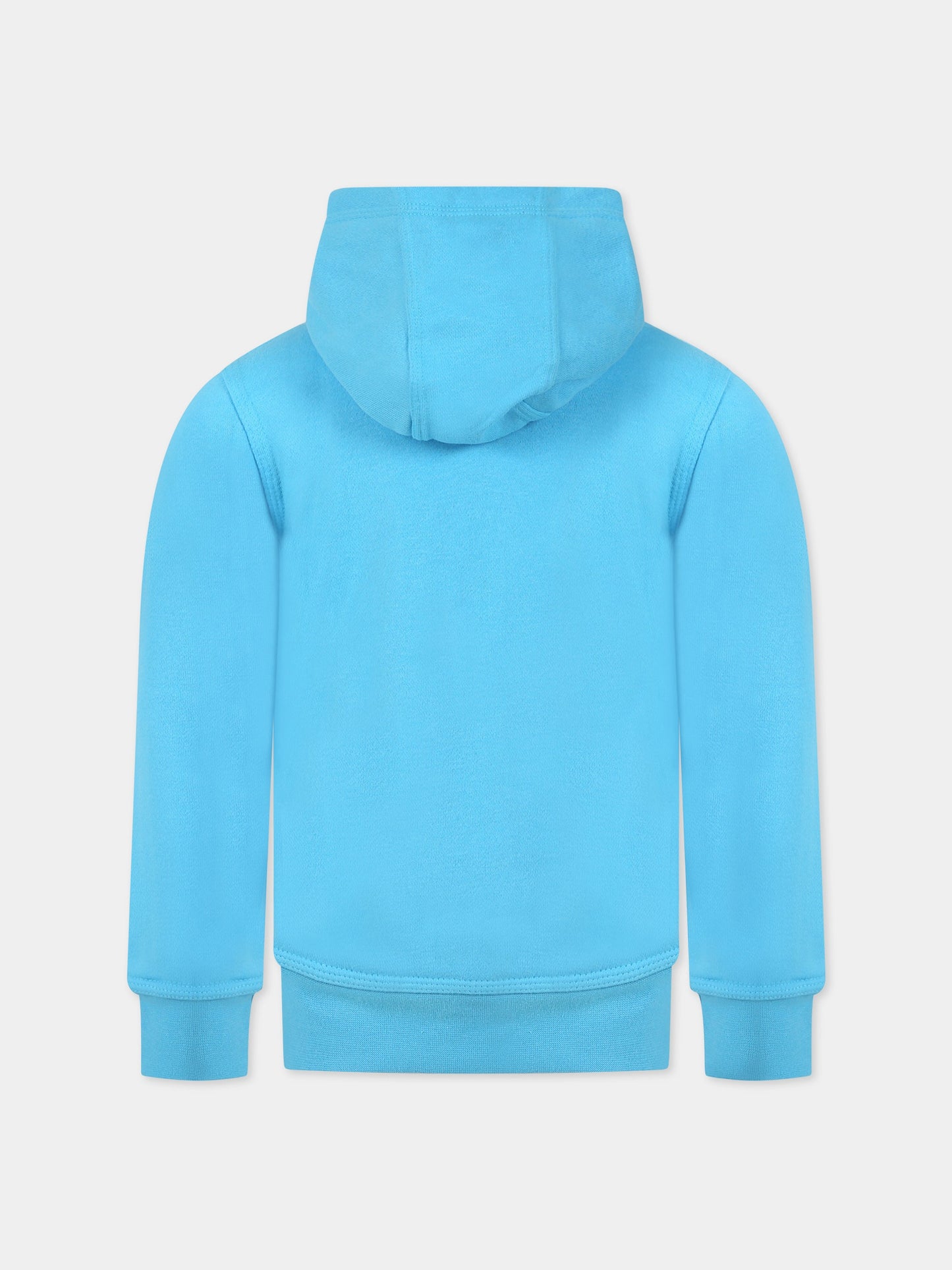 Felpa azzurra per bambini con logo,Nike,86G703 F85