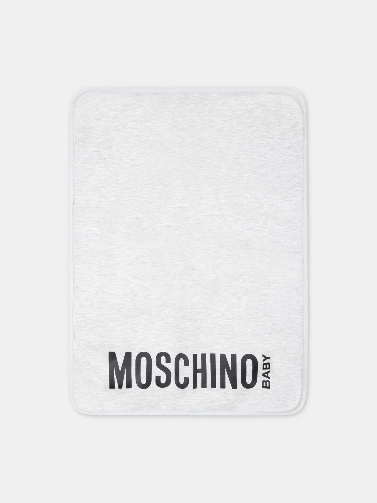 Borsa-mamma grigia per neonati con Teddy Bear,Moschino Kids,MMX03O LDA32 60926