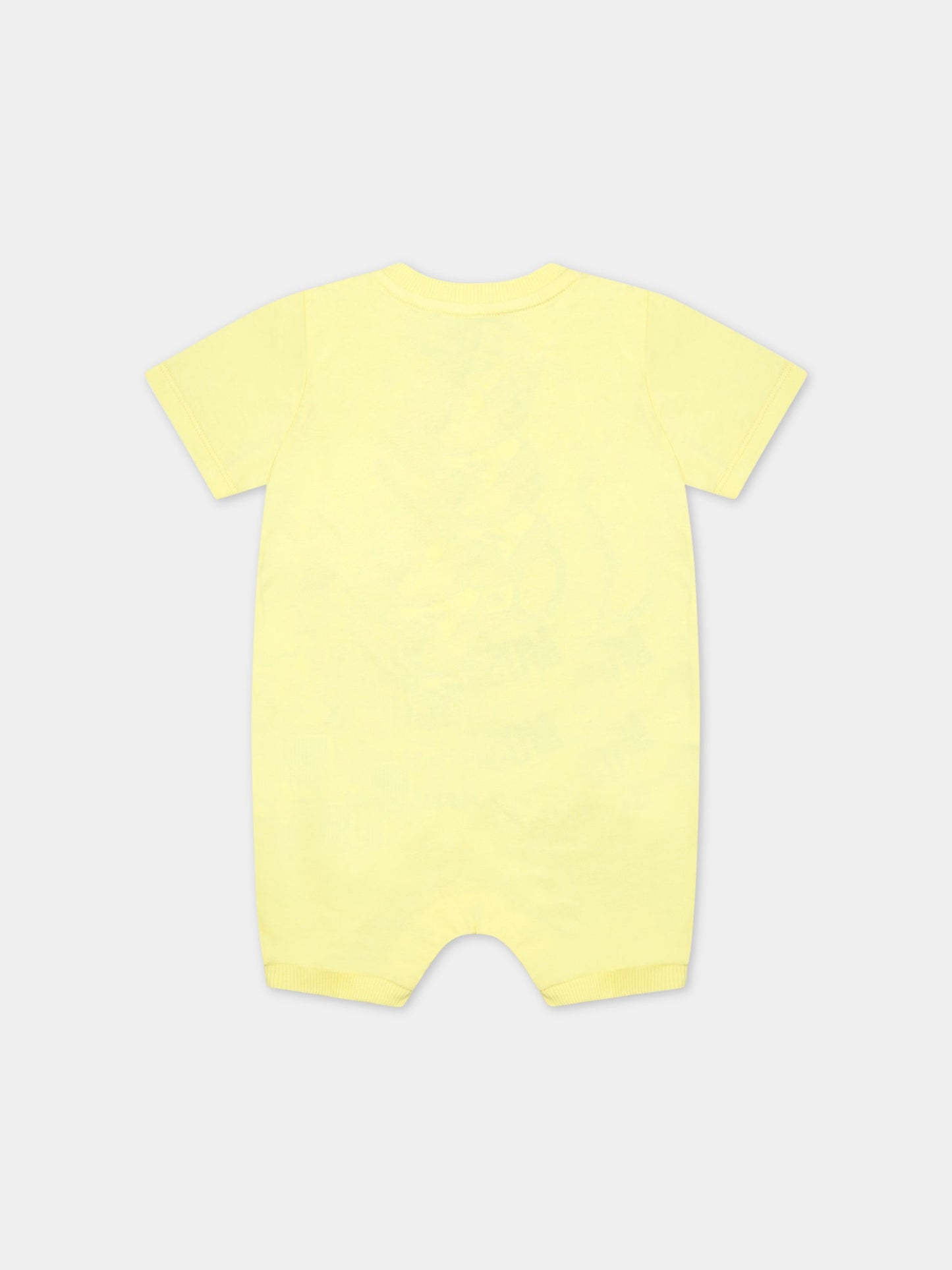 Pagliaccetto giallo per neonati con Teddy Bear,Moschino Kids,MUT03A LAA03 50230