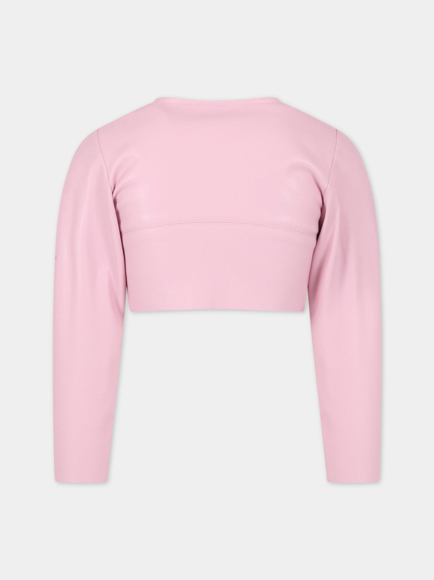 Giacca rosa per bambina,Monnalisa,71A102 1404 0090