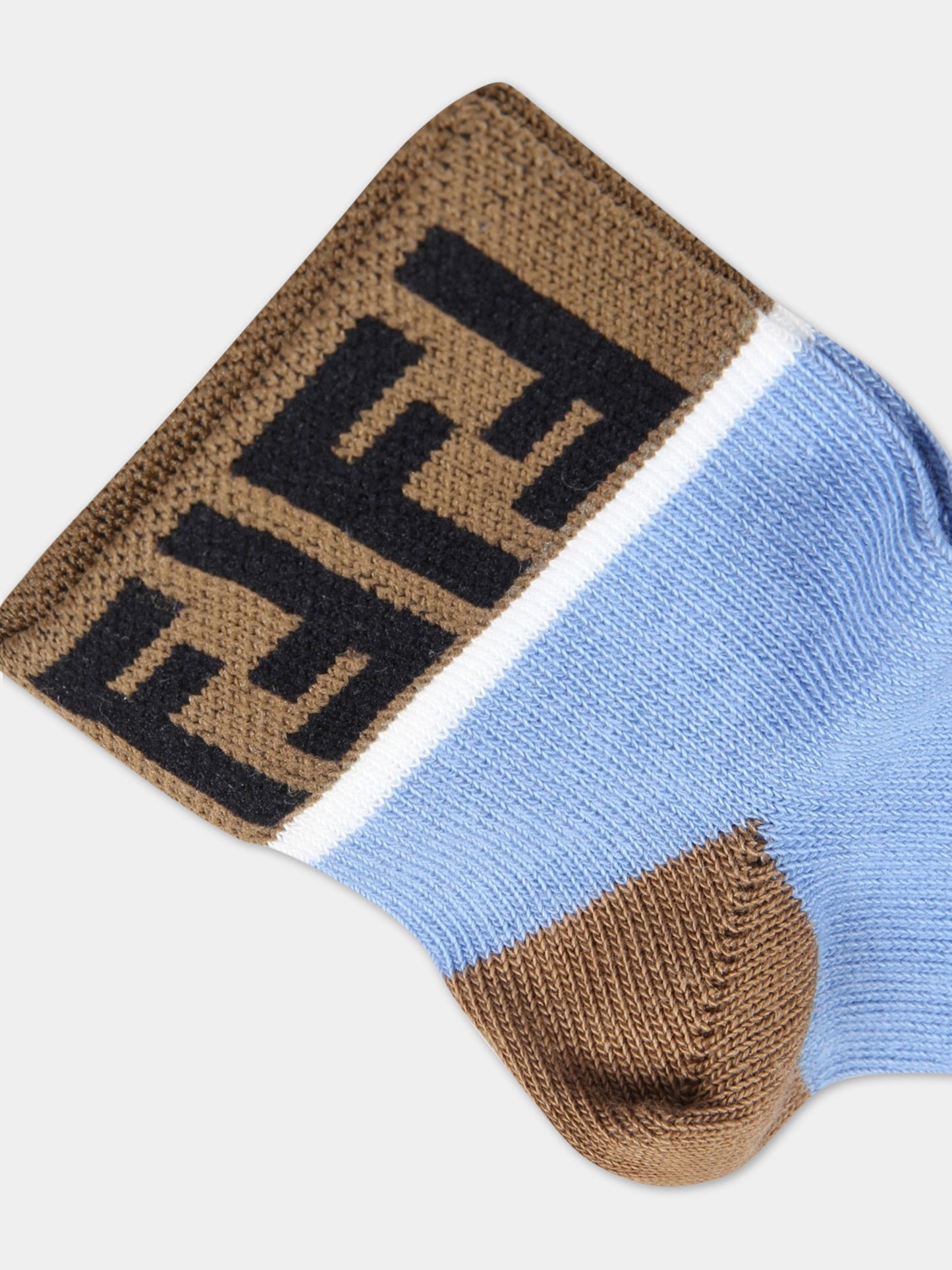 Set multicolor per neonato con iconiche FF,Fendi Kids,BMN021 ACPF F0ZA0