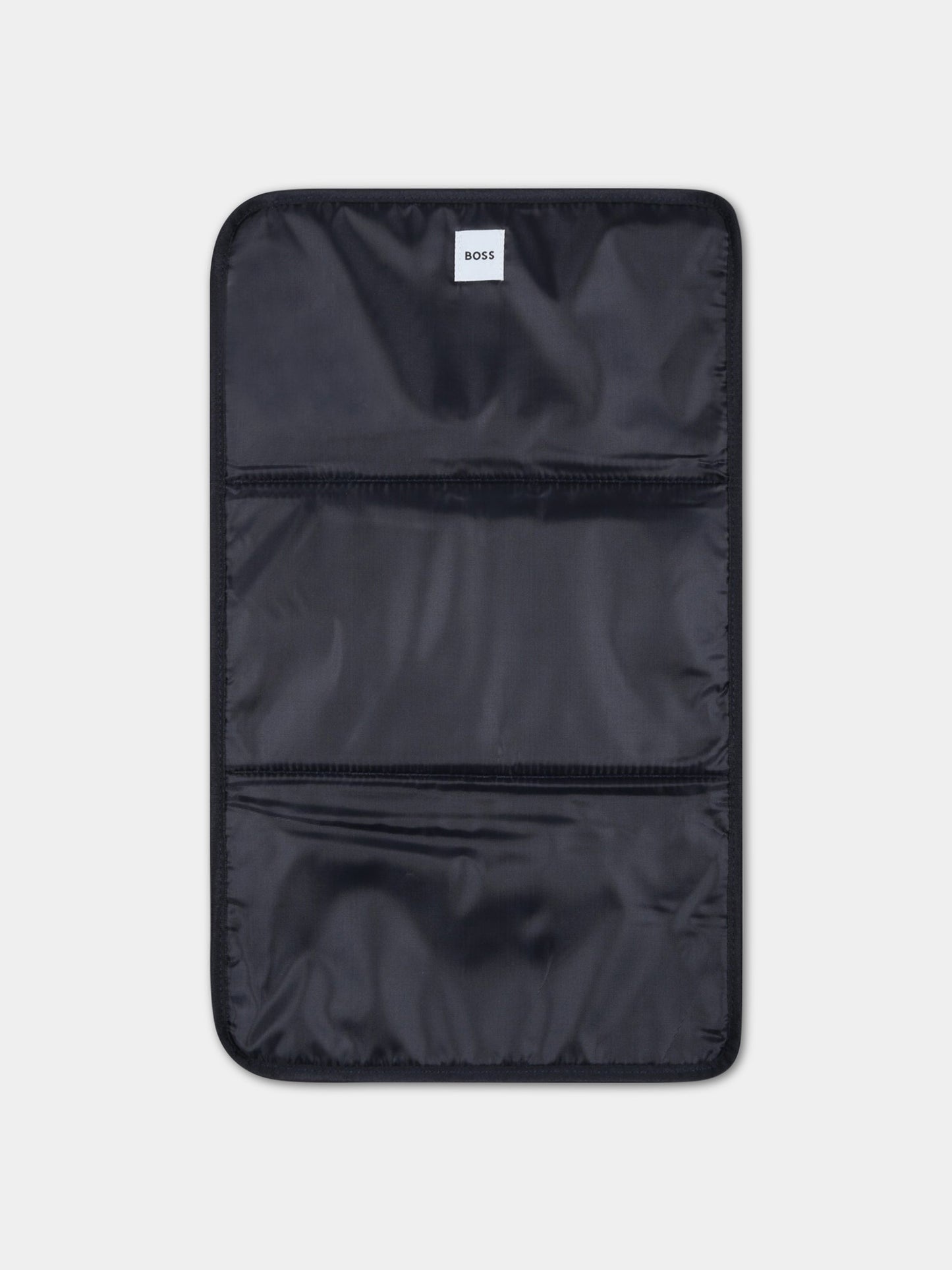 Borsa-mamma blu per neonato con patch logato,Boss,J90309 849