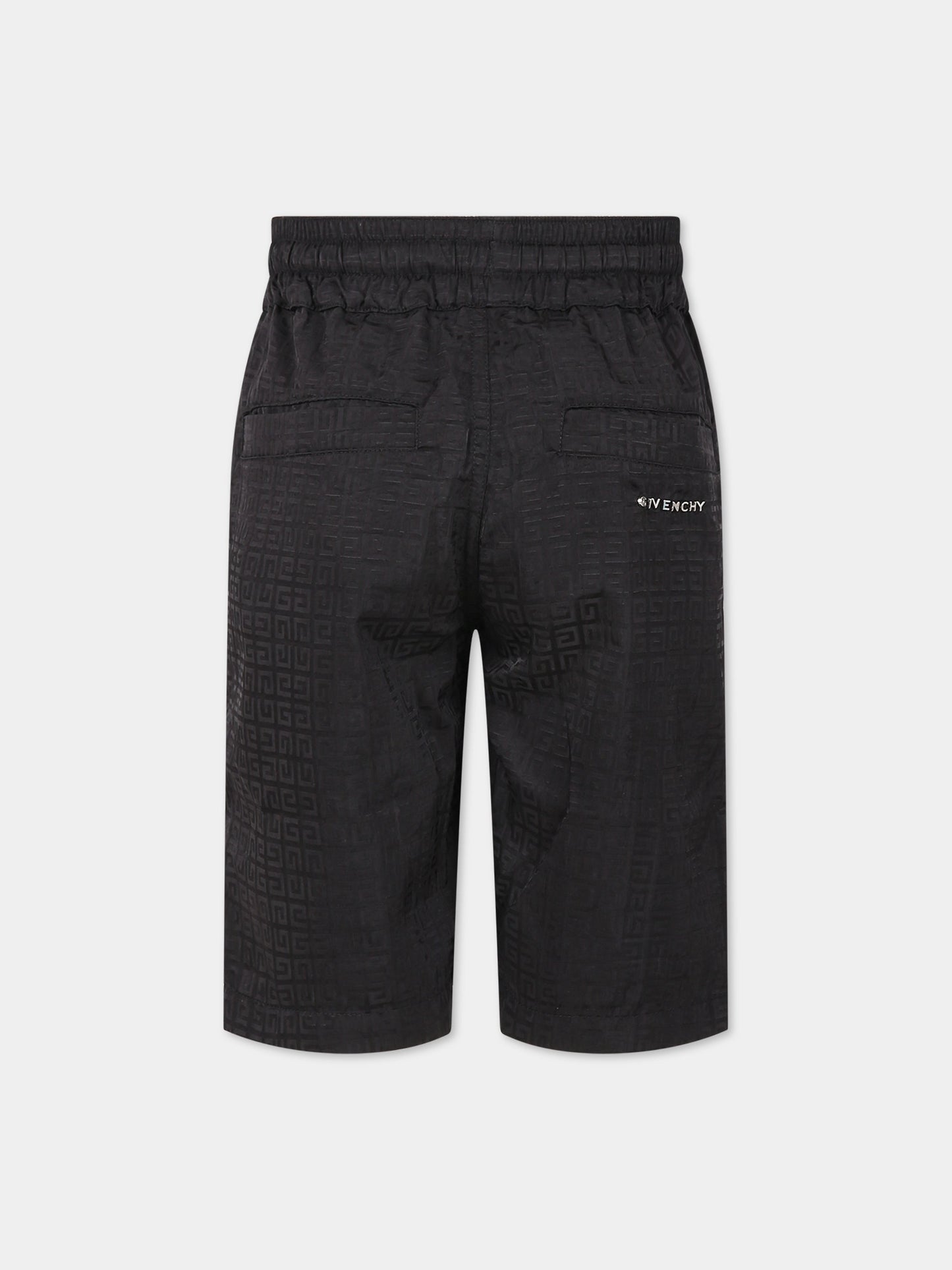 Boxer-mare nero per bambino con logo,Givenchy Kids,H24216 09B