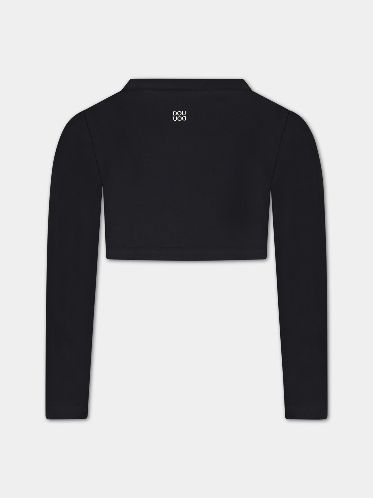 T-shirt a manica lunga nera per bambina,Douuod Kids,DS8A60 Z0559 930