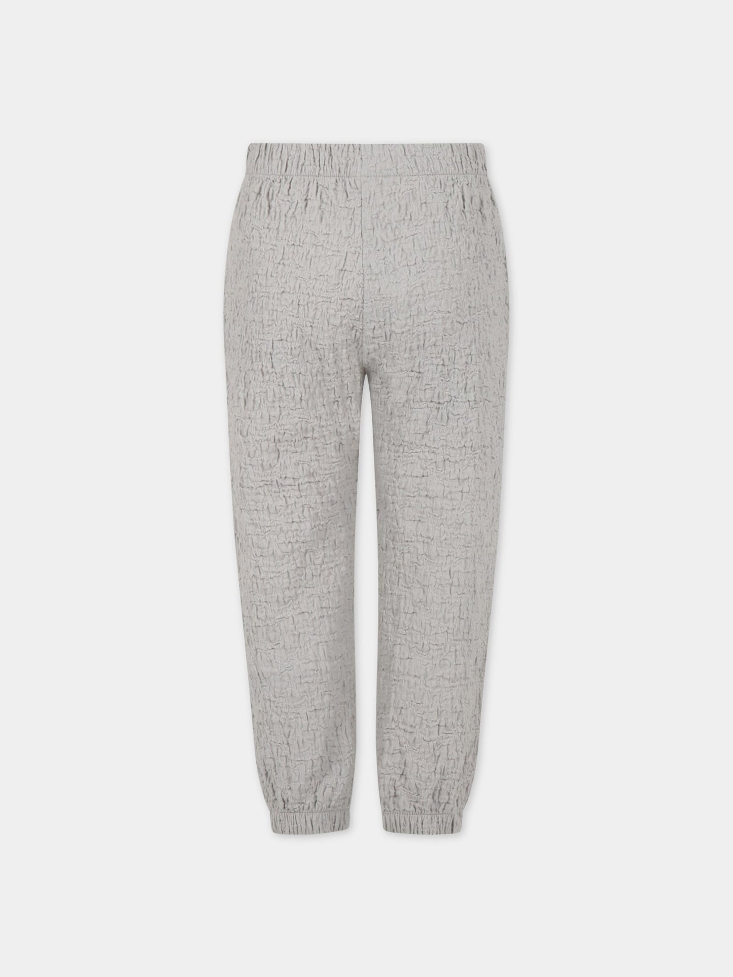 Pantaloni grigi per bambina,Caffe' D'orzo,ZS6B00 J0271 900