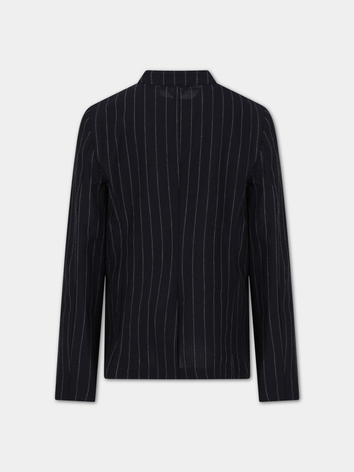 Giacca blu per bambino con logo,Armani Junior,3R4GJC 4N7TZ F924