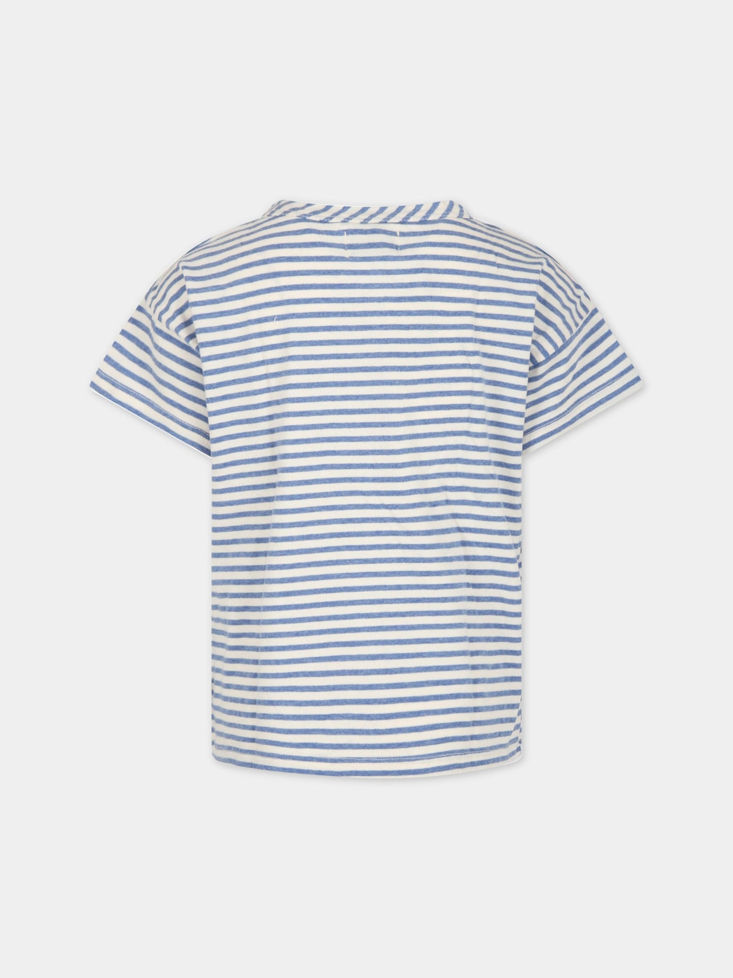 T-shirt multicolor per bambino con logo,Bobo Choses,123AC007