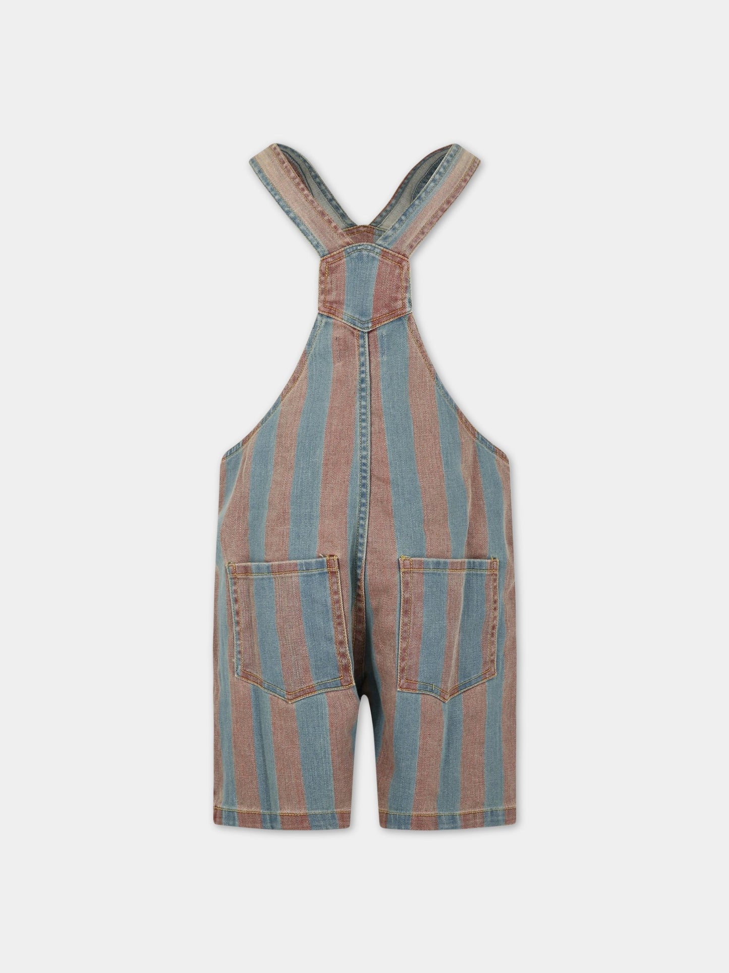 Salopette multicolor per bambino con logo,Bobo Choses,123AC120