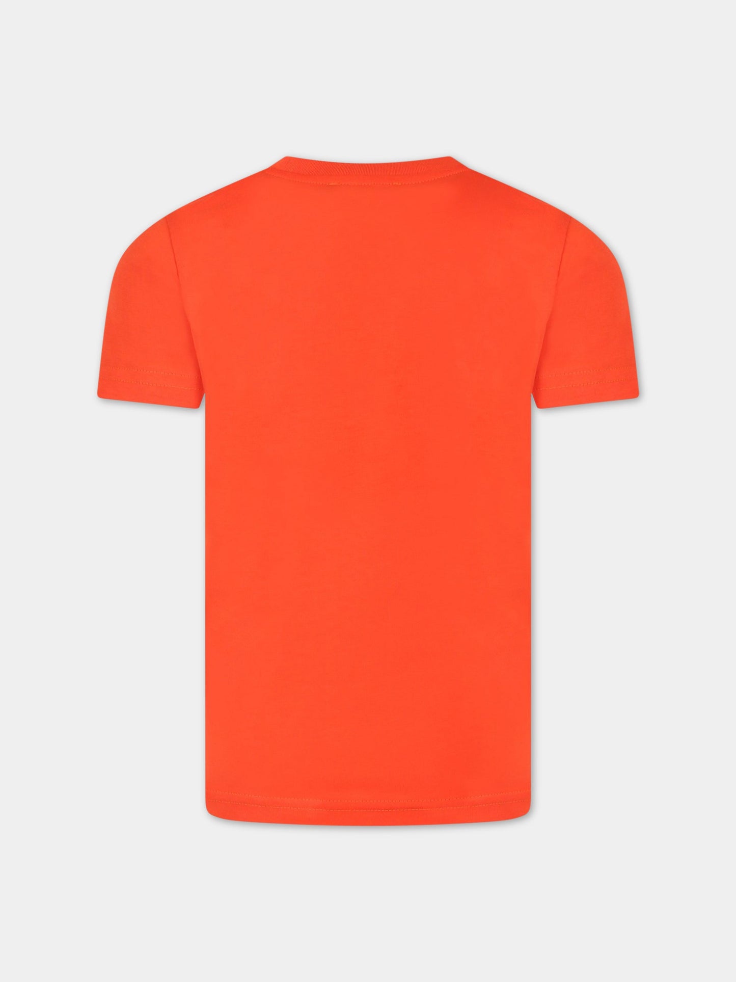 T-shirt rossa per bambino con logo,Dsquared2,DQ1359 D00MV DQ221