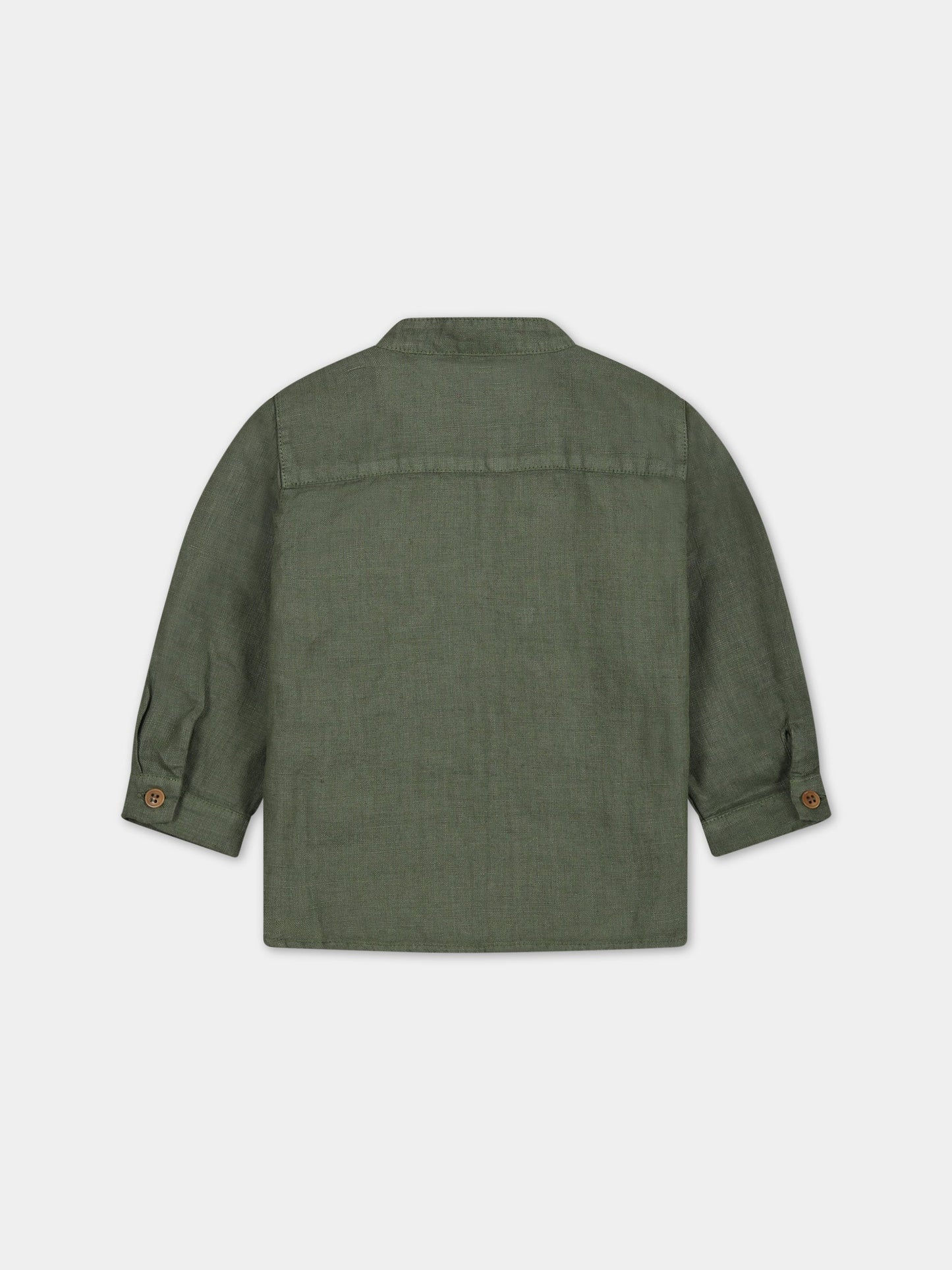 Camicia verde per neonato,Zhoe & Tobiah,LIN3 354