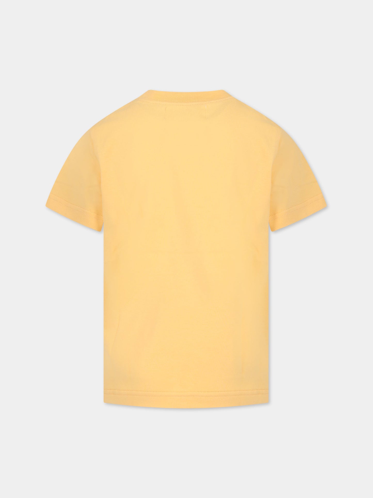 T-shirt arancione per bambini con scritta Star camp ,Raquette,BAT 001D 65