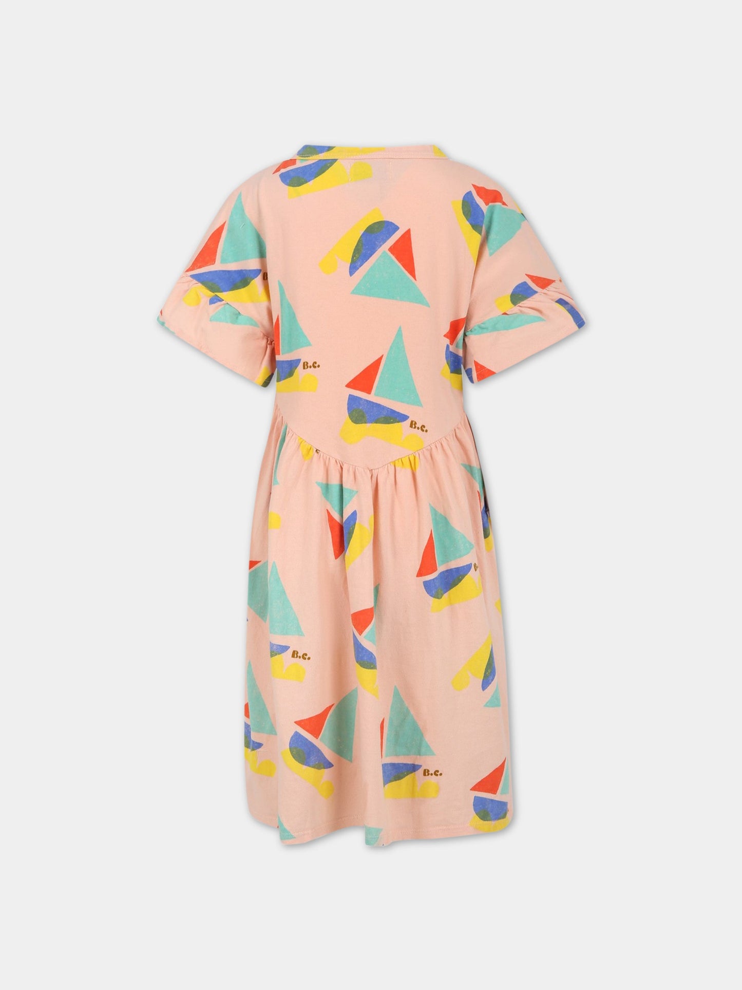 Vestiti rosa per bambina con logo,Bobo Choses,123AC125