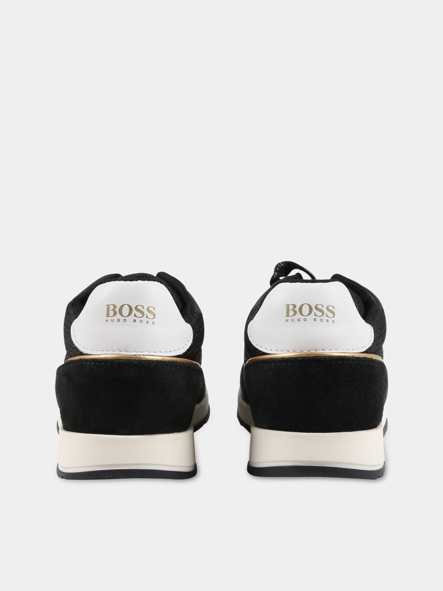 Sneakers nere per bambino con loghi,Hugo Boss,J29T57 09B