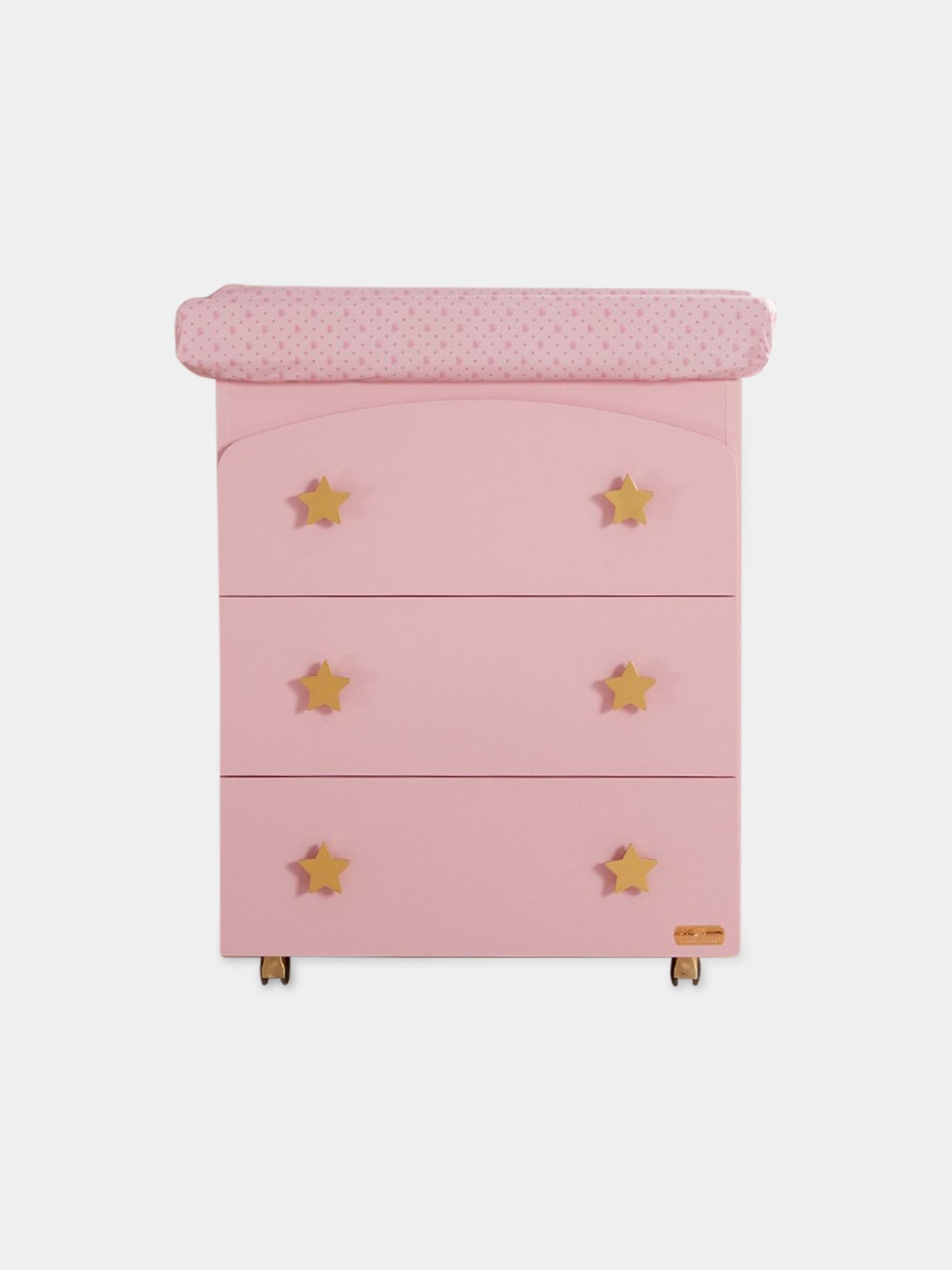 Bagnetto rosa per neonata con stelle,Chiara Ferragni Homewear,CF002R