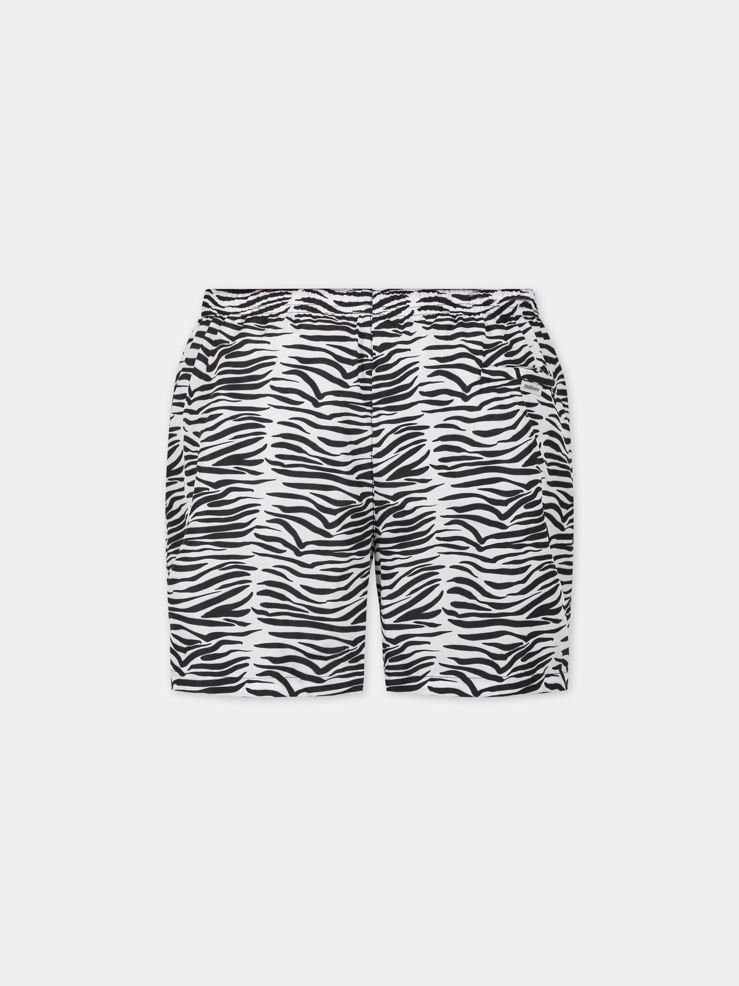 Boxer mare bianco da uomo con logo,Matineè,BUM4005 ALEXANDRE ZEBRA