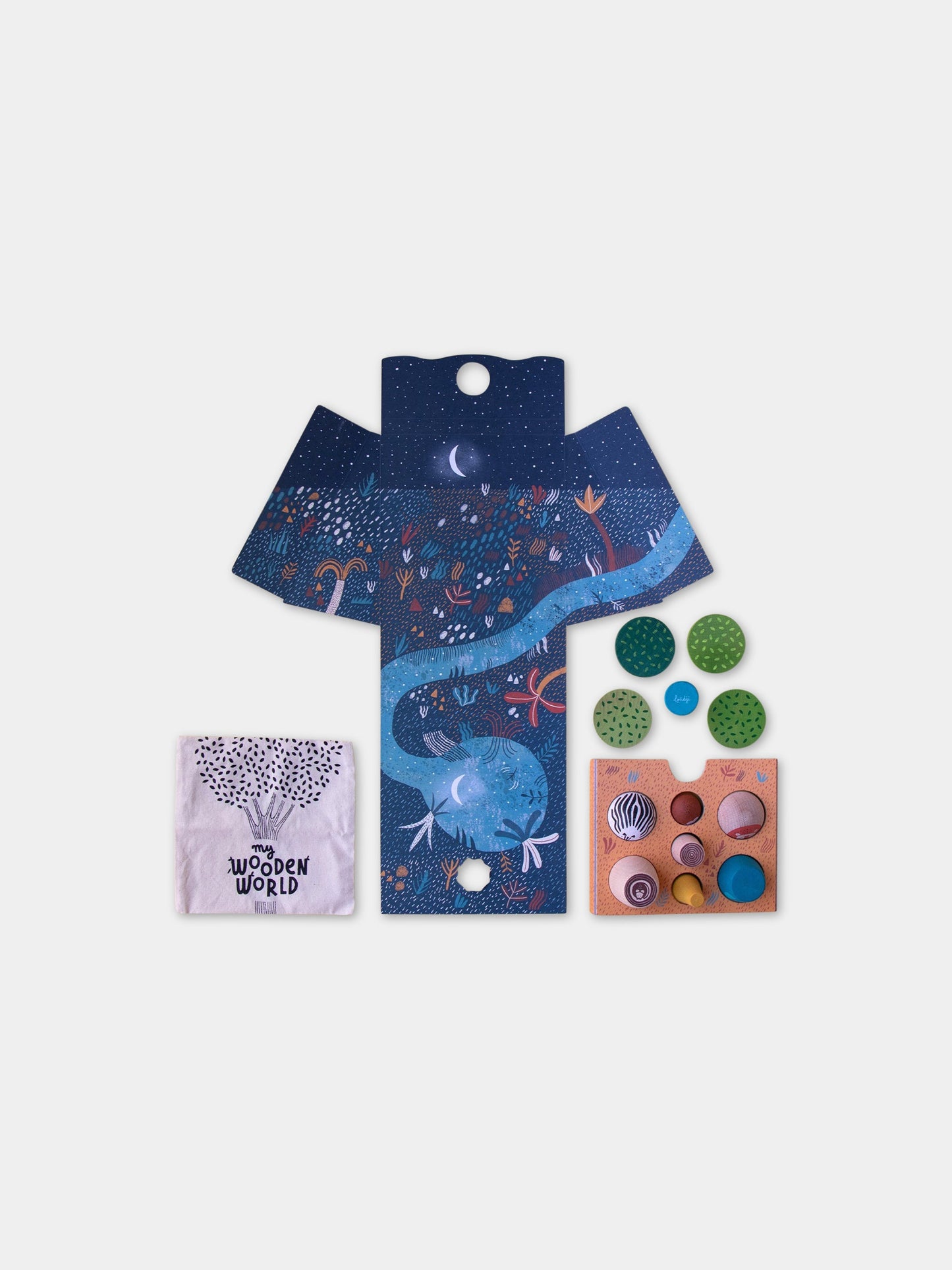 Gioco società per bambini con animali della Savana,Londji,WT011U