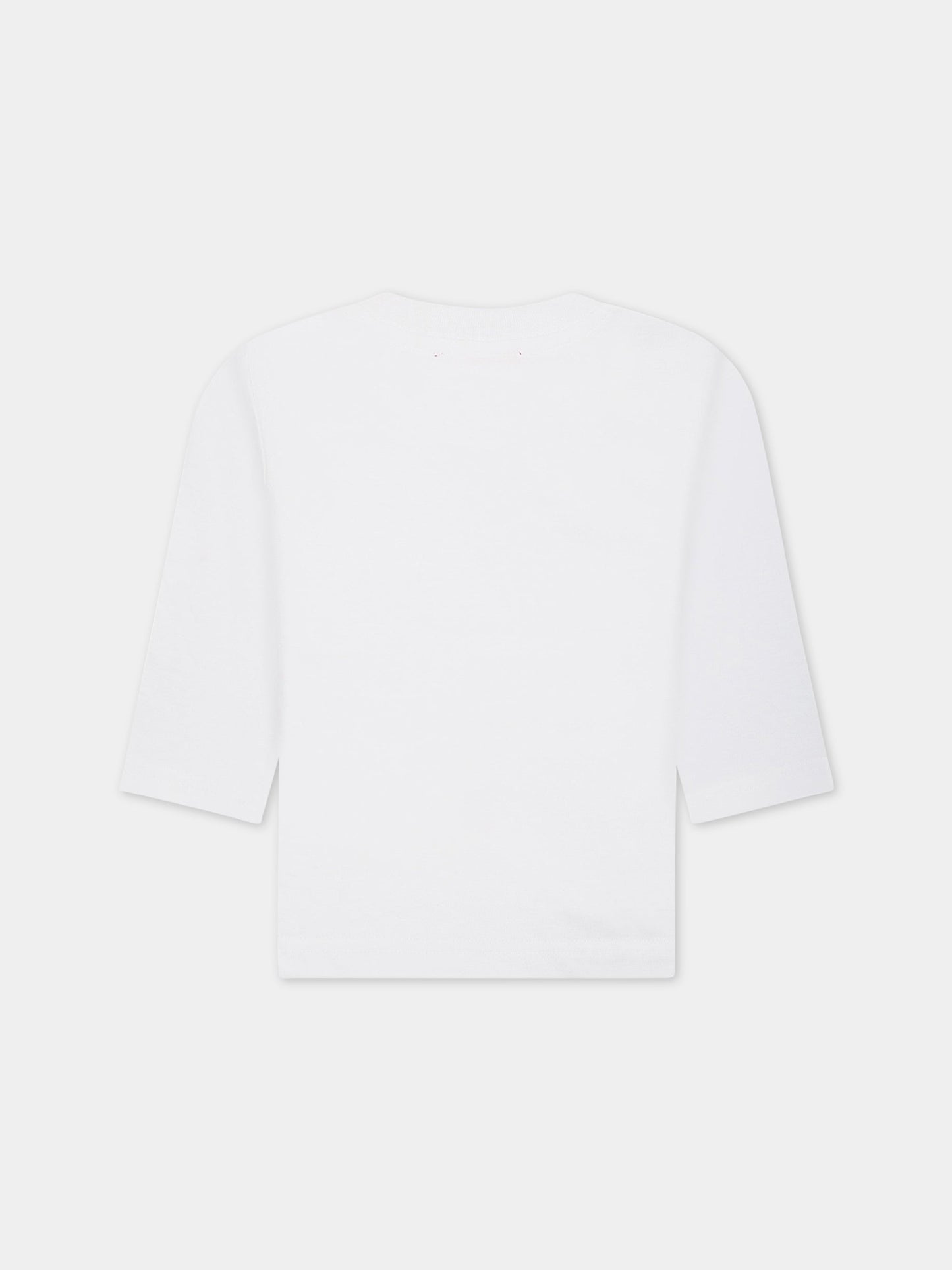 T-shirt bianca per neonato con logo,Diesel,K00269 00YI9 K10AB