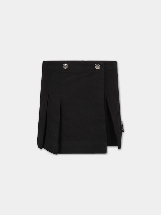 Short nero per bambina,Moncler Kids,8H71610 8496F 999