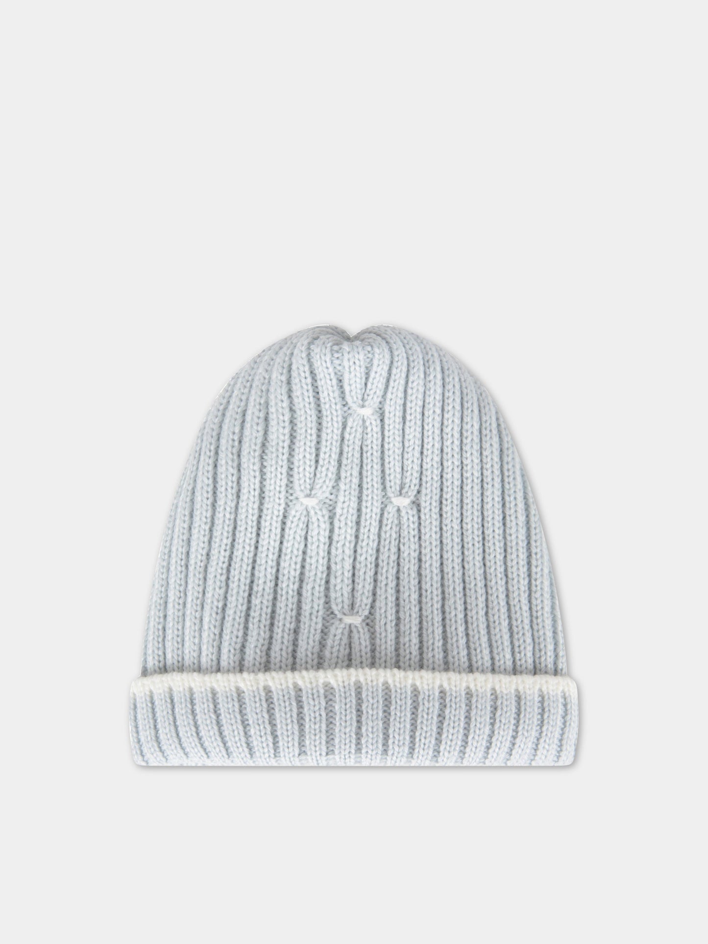 Cappello azzurro per neonato,Little Bear,1024 CIELO/LATTE