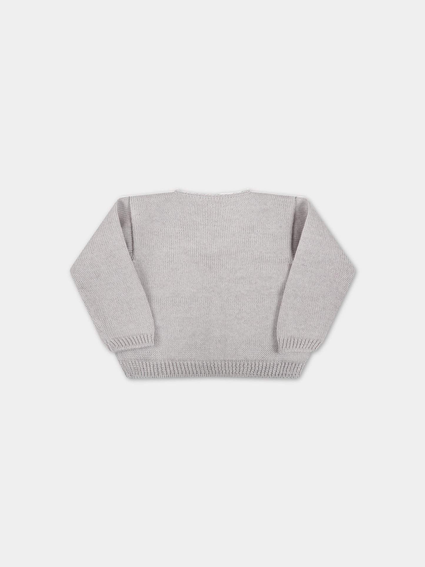 Cardigan grigio per neonati,Little Bear,1003 GRIGIO