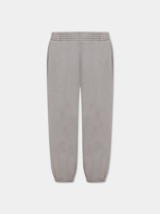 Pantalone grigio per bambini,Balenciaga,621788 TKVC4 8174