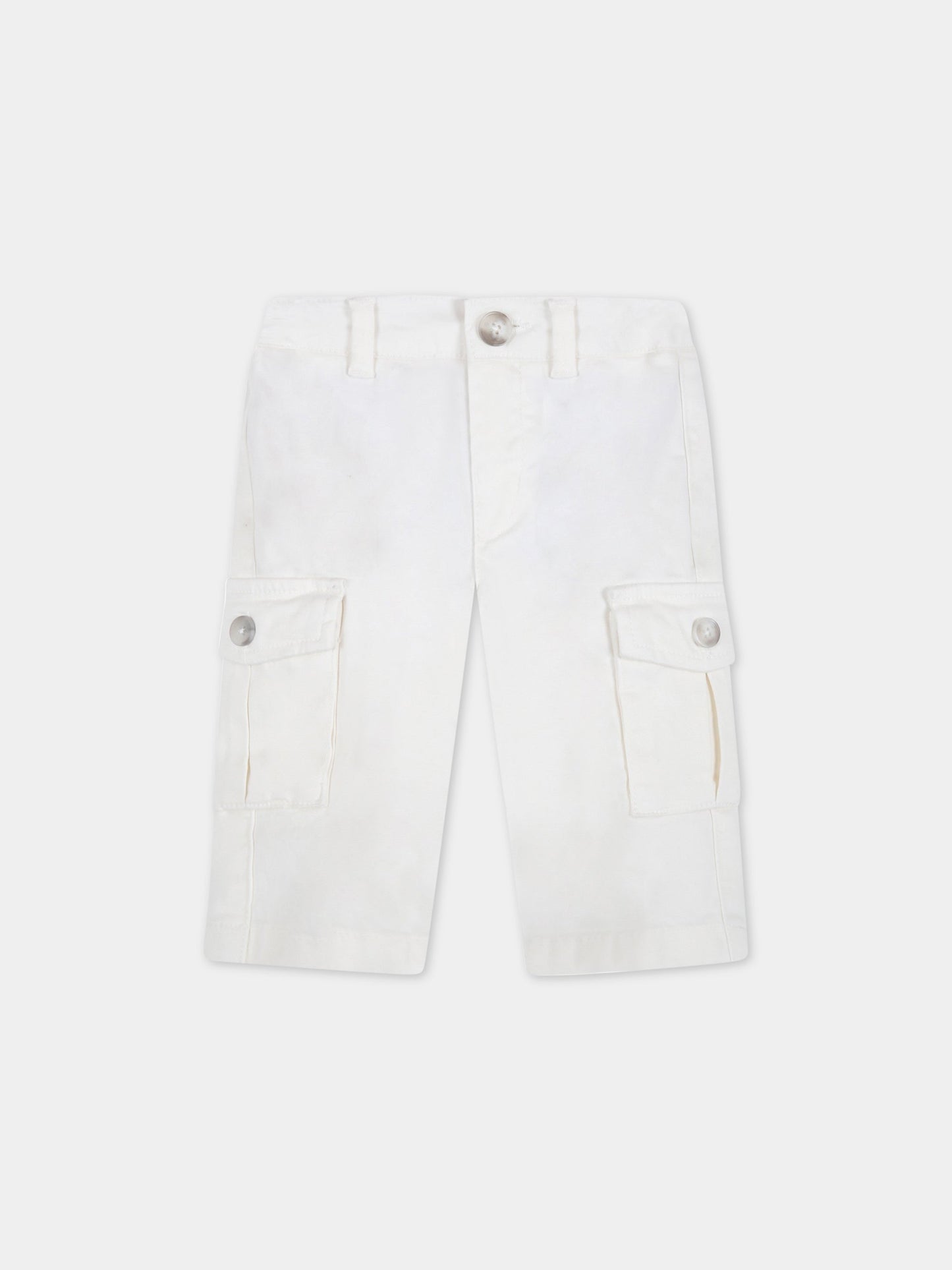 Pantalone bianco per neonato,Fay Kids,5P6320 Z0078 101