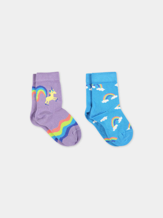 Set multicolor per bambina,Happy Socks,87421KS000050 KUNR02 5000