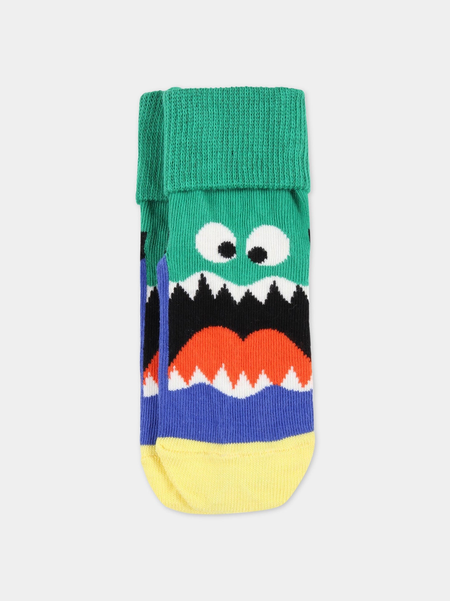 Set multicolor per neonato con mostri,Happy Socks,87421KS000066 KMON19 0200