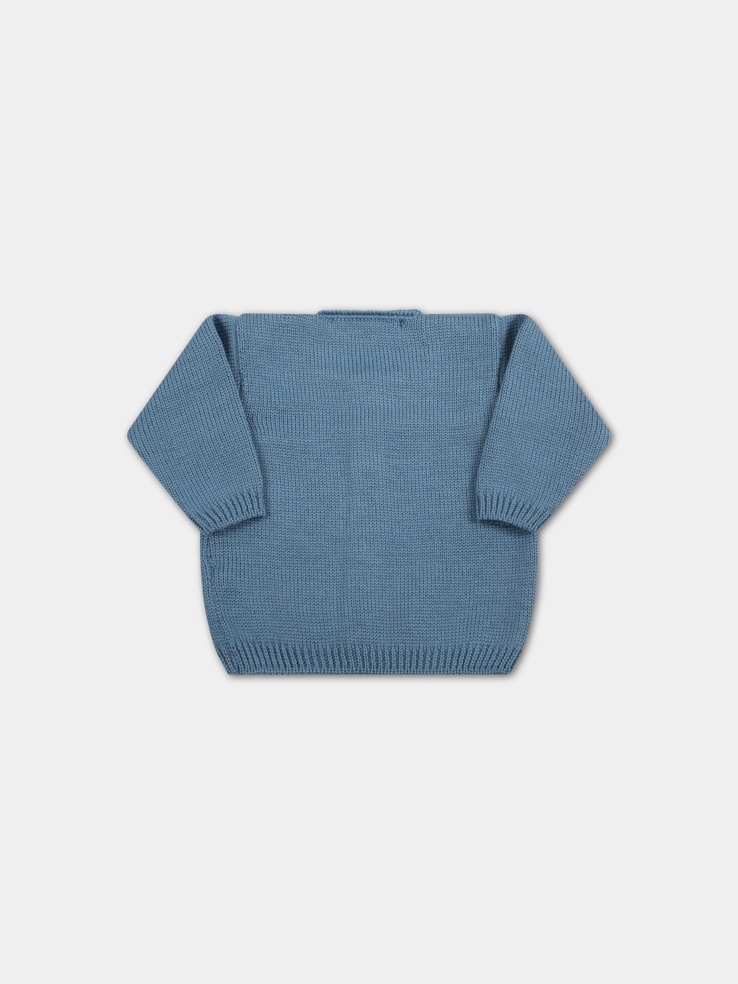 Cardigan celeste per neonato,Little Bear,3005 OTTANIO