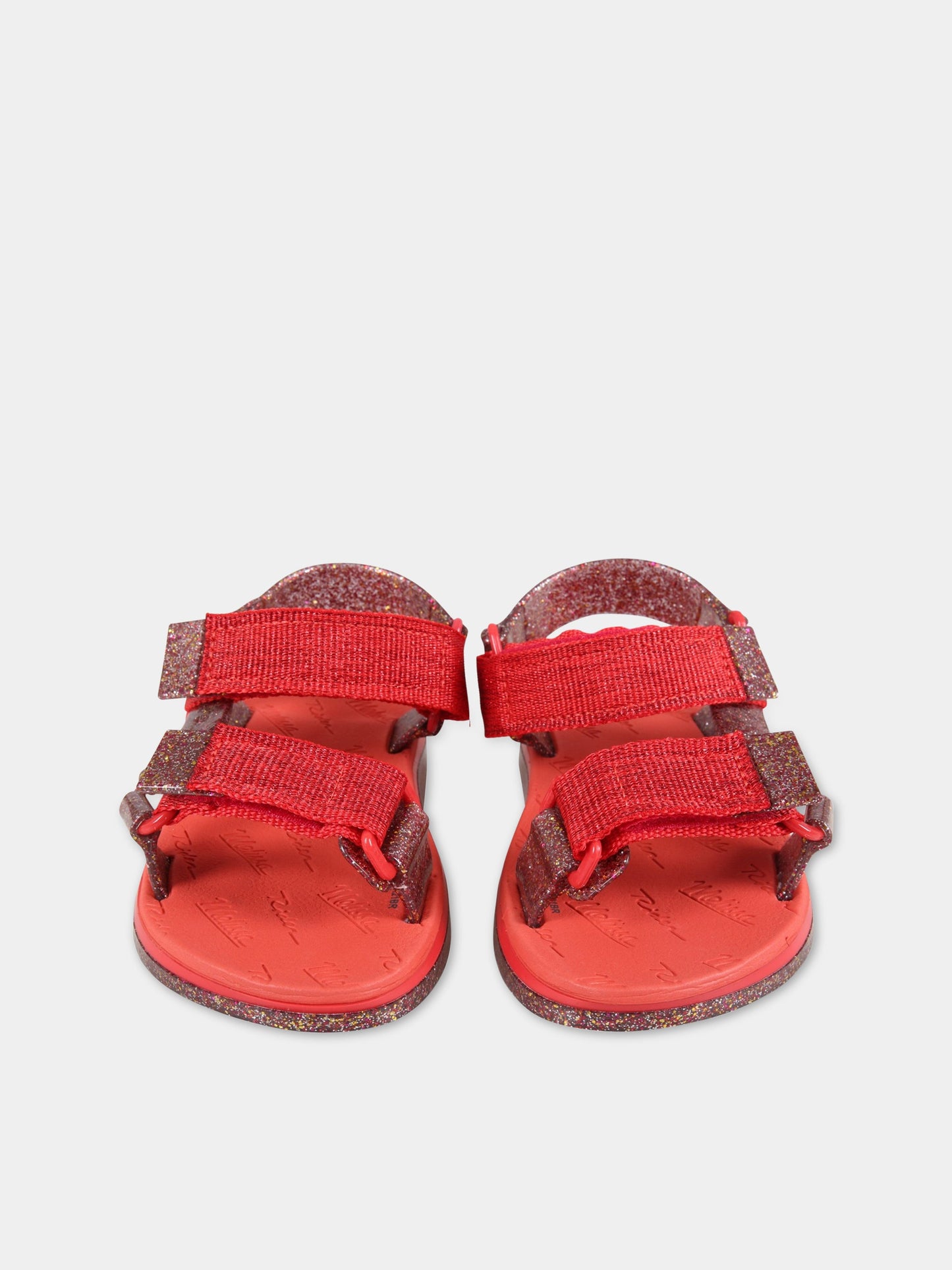 Sandali multicolor per bambina con logo,Mini Melissa,33381-54034