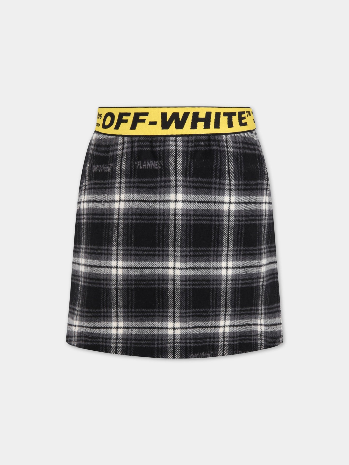 Gonna multicolor per bambina con loghi,Off White,OGCC003F21FAB002 1018