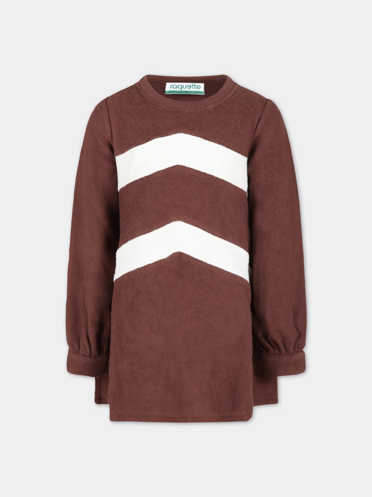 Vestito multicolor per bambina con logo bianco,Raquette,ST-K-023 70