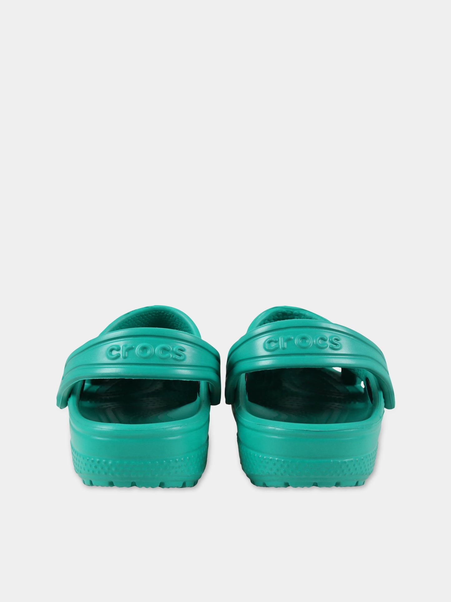 Sabot verdi per bambini con logo,Crocs,204536 DEGR