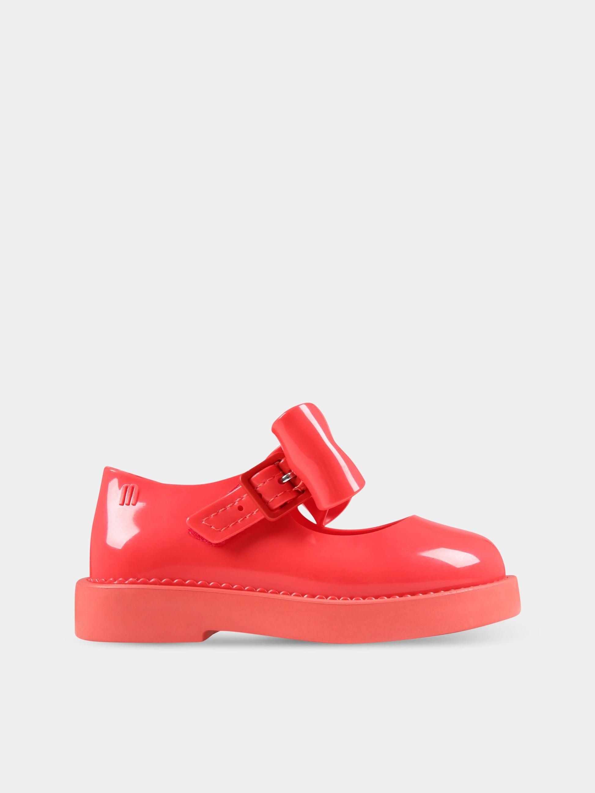 Ballerine rosse per bambina con fiocco,Mini Melissa,33412 16380