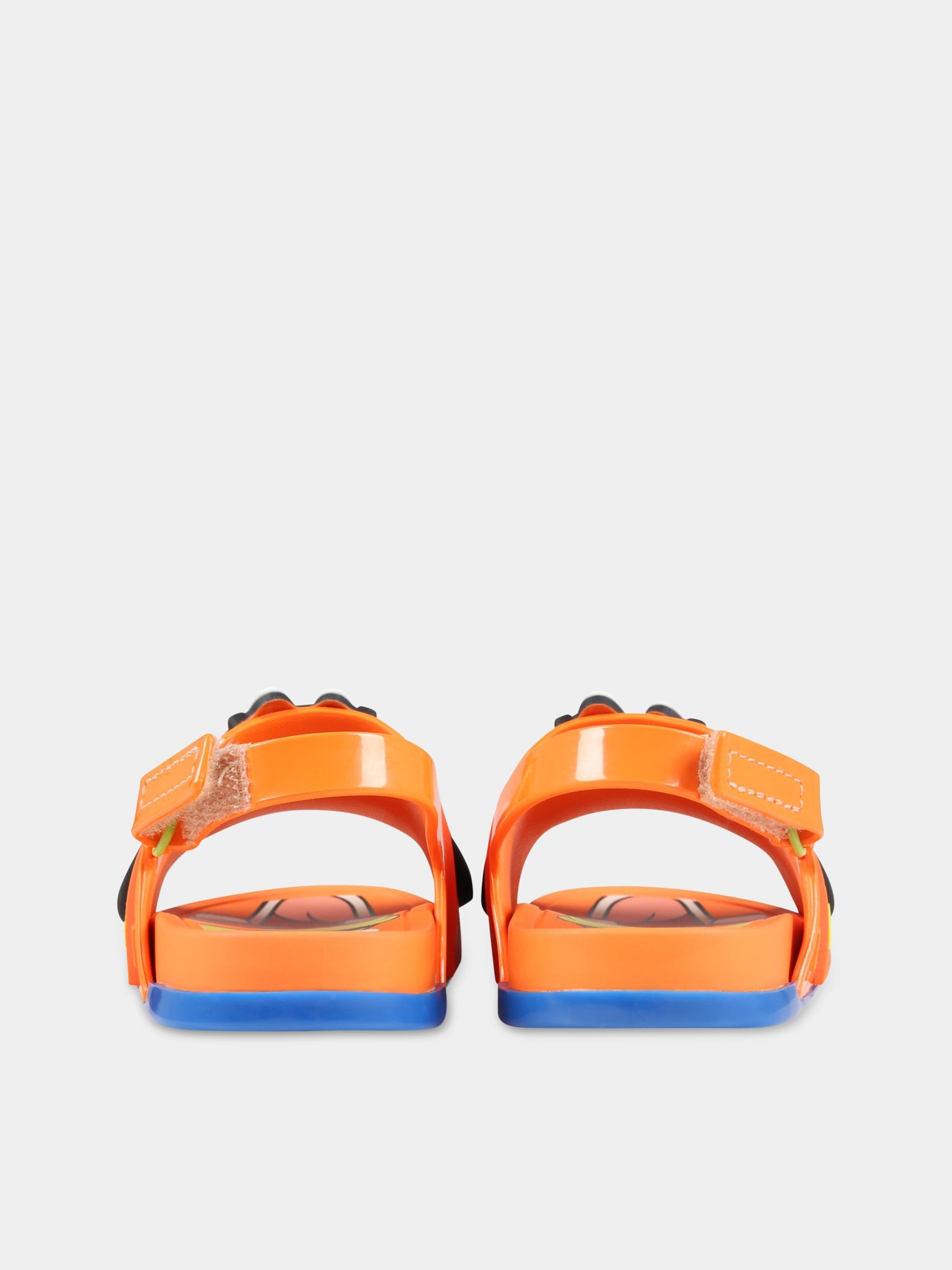 Sandali arancioni per bambino con Pippo,Mini Melissa,33395 52050