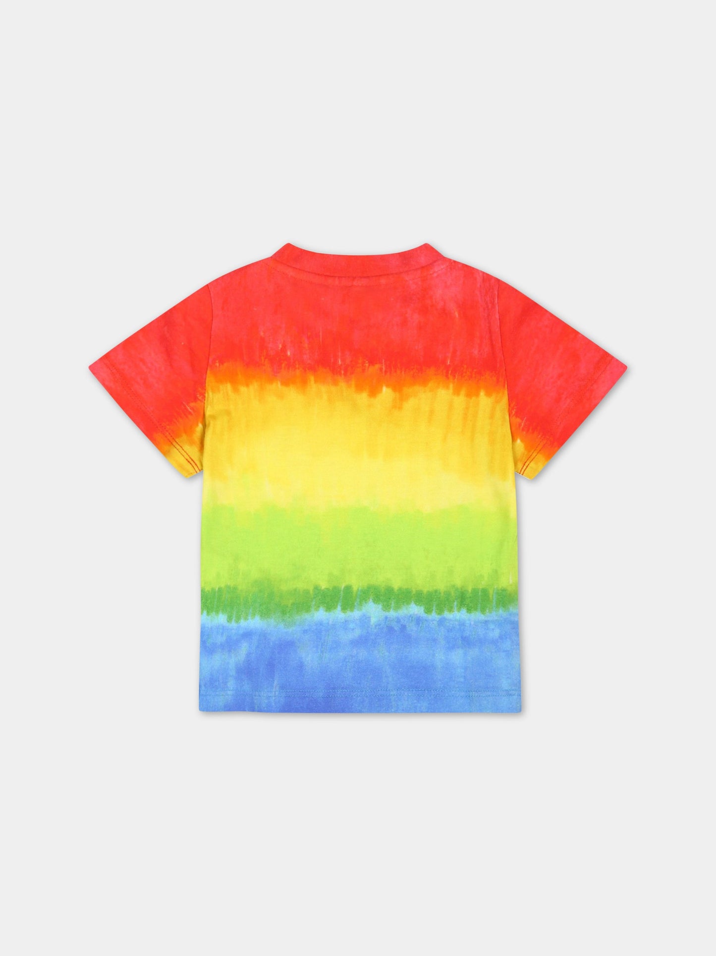 T-shirt multicolor per neonata,Stella Mccartney Kids,8Q8TA1 Z0168 999