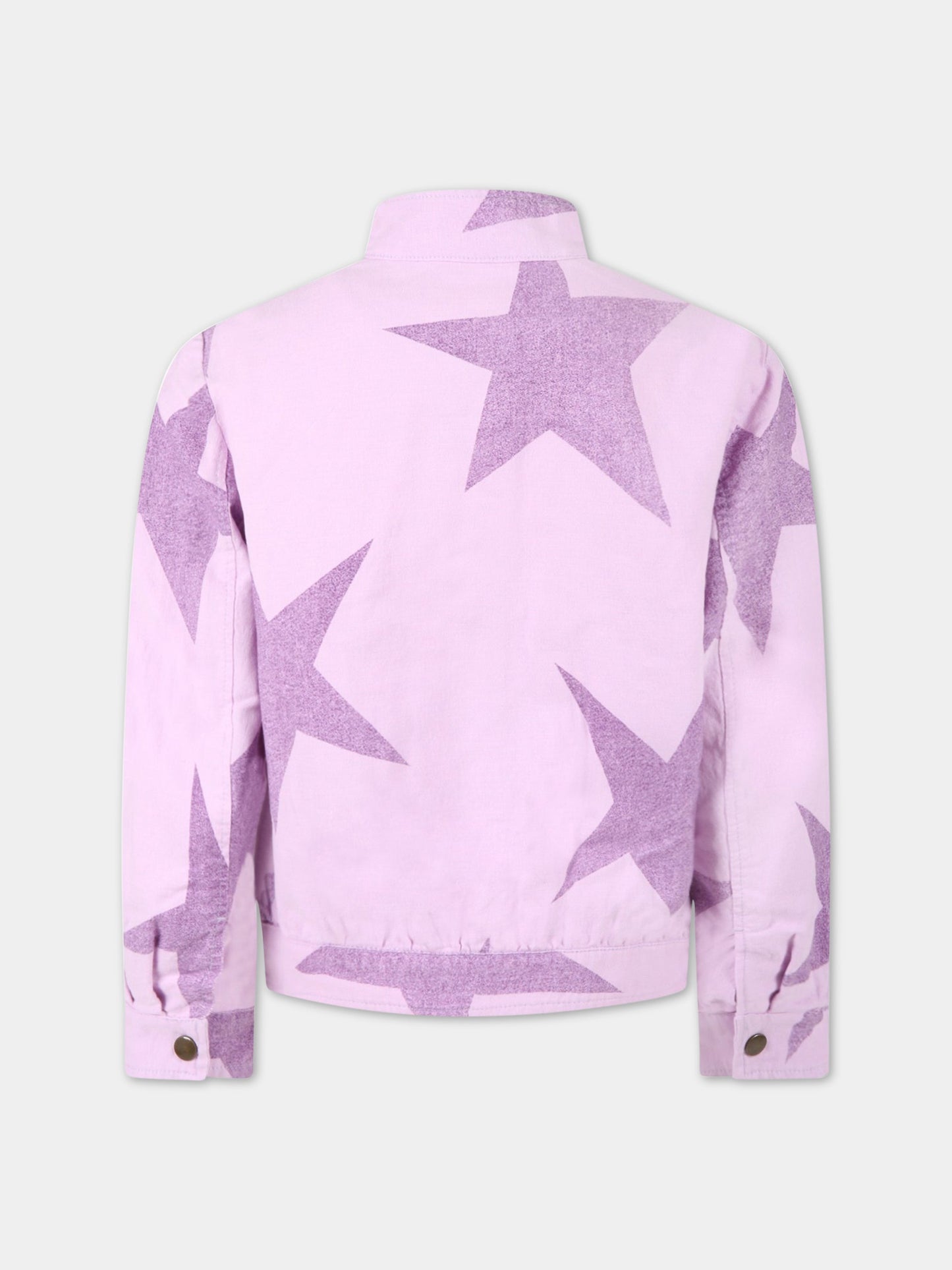 Giacca lilla per bambina con stelle,The Animals Observatory,S22109 258