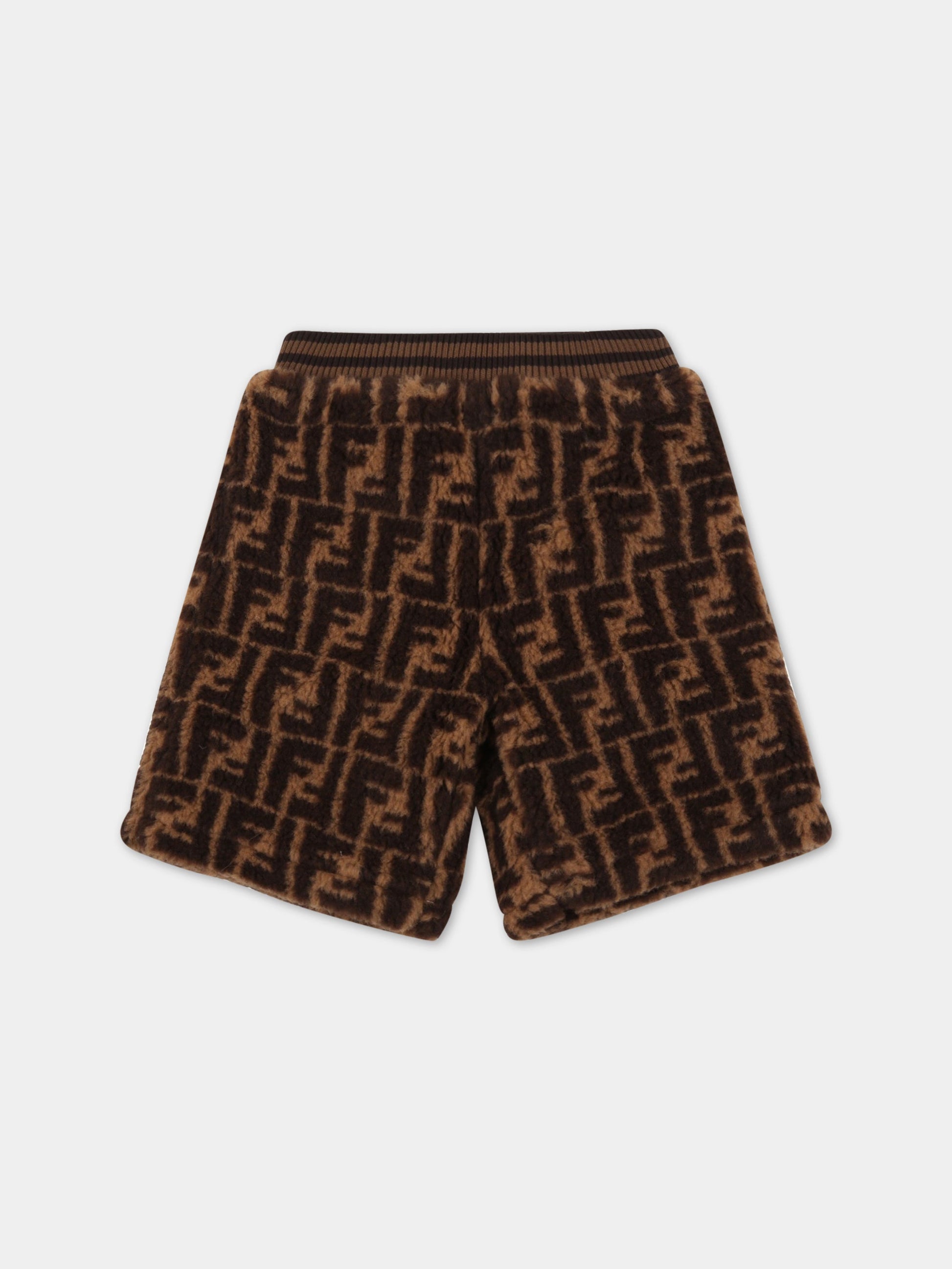 Short marrone per neonato,Fendi Kids,BUF059 AJ2M F15B6