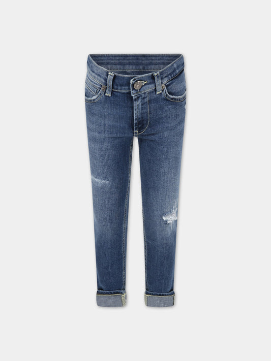 Jeans ''George'' celeste per bambino,Dondup Kids,DMPA227C 0164 4010