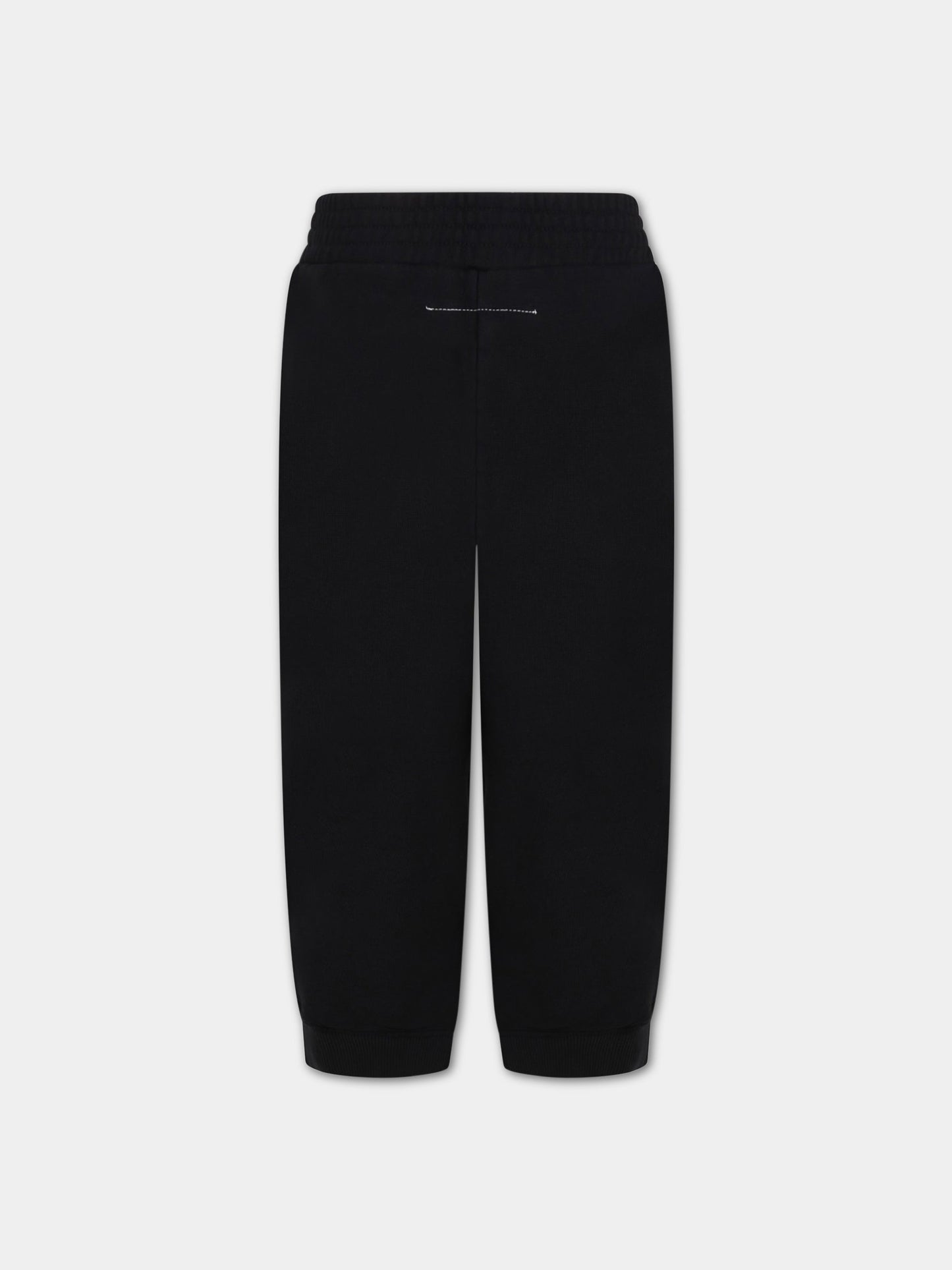 Pantalone nero per bambino,Mm6 Maison Margiela,M60233 MM006  M6900