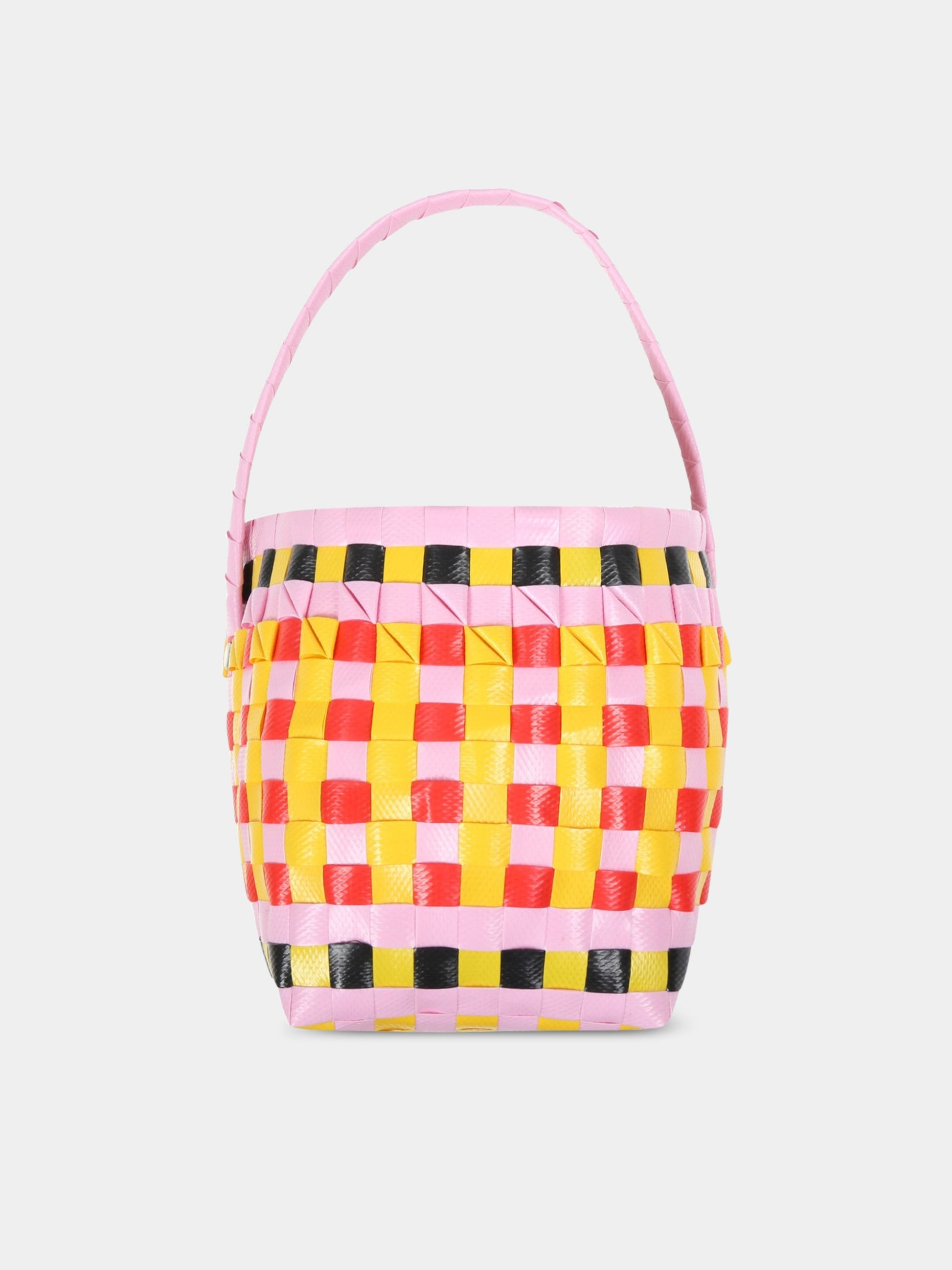 Borsa multicolor per bambina con logo,Marni Kids,M00332 M00IW 0M331