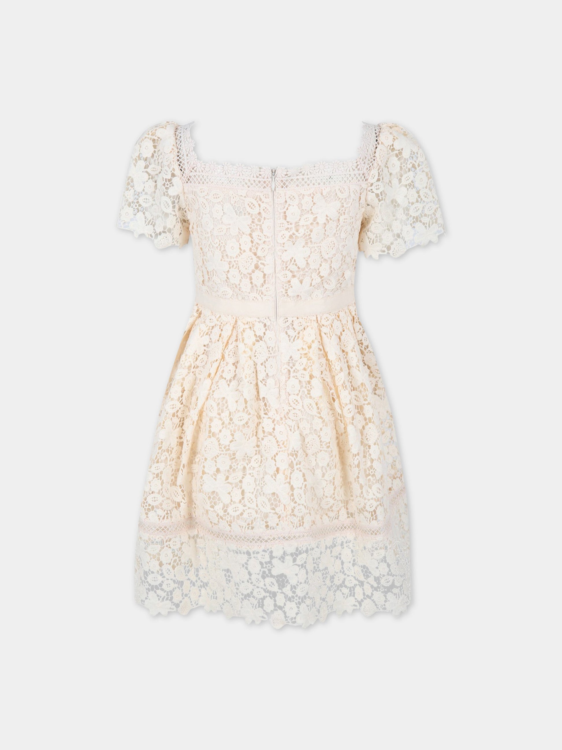 Vestito avorio per bambina,Self-portrait,PF22 724