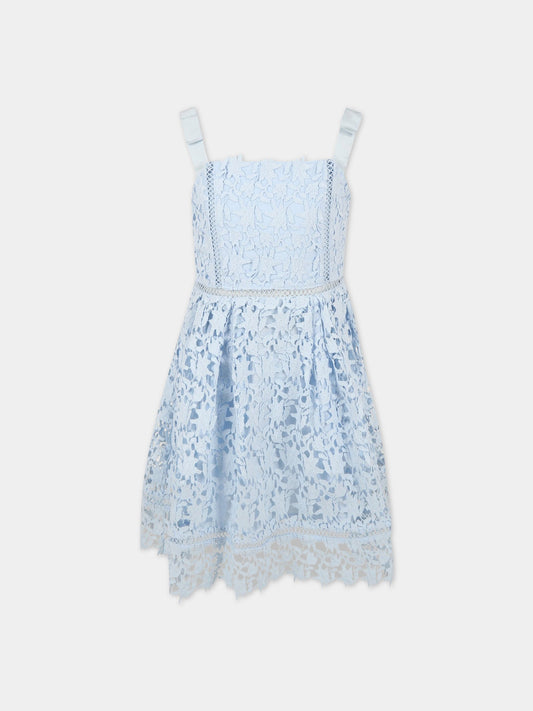 Vestito celeste per bambina,Self-portrait,PF22 726