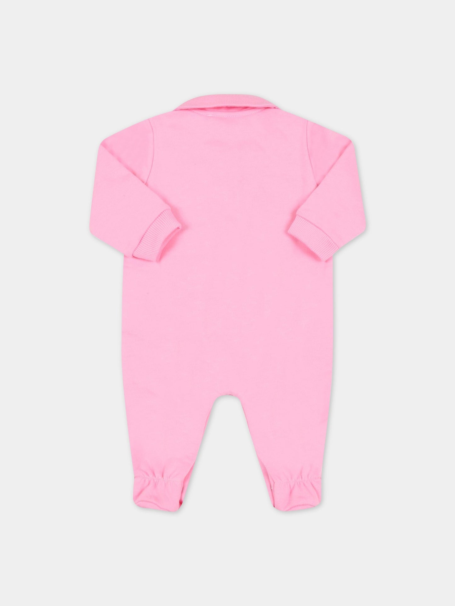 Set fucsia per neonata con teddy bear,Moschino Kids,MUY047 LCA40 50206