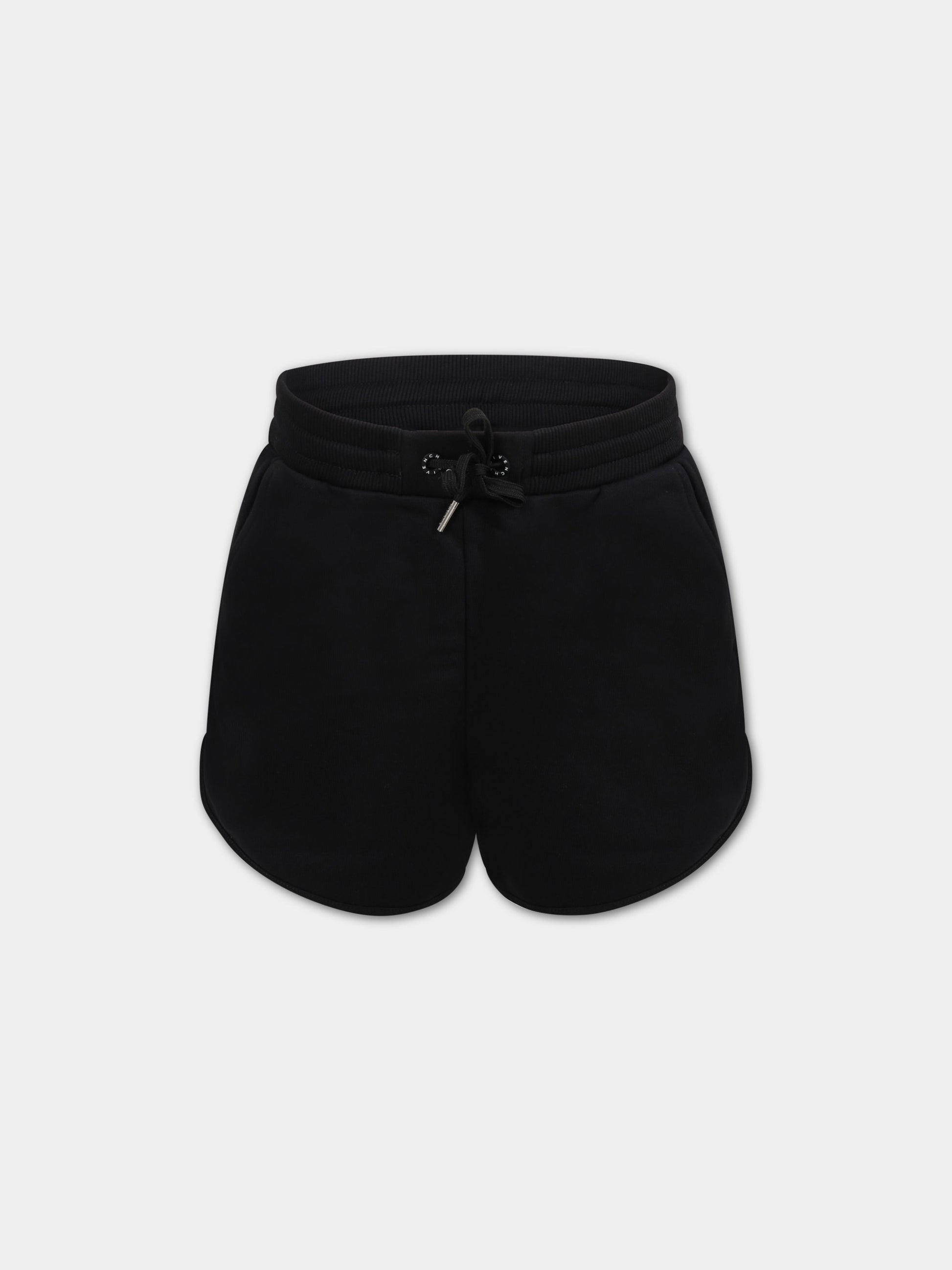 Shorts neri per bambina con logo,Givenchy Kids,H14114 09B