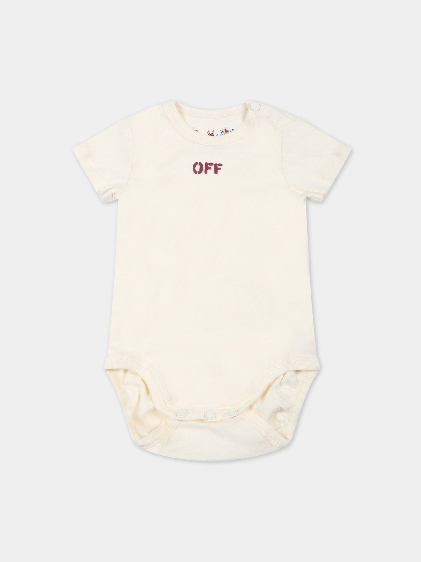 Set multicolor per neonata con logo,Off White,OG2X001F22JER0018484