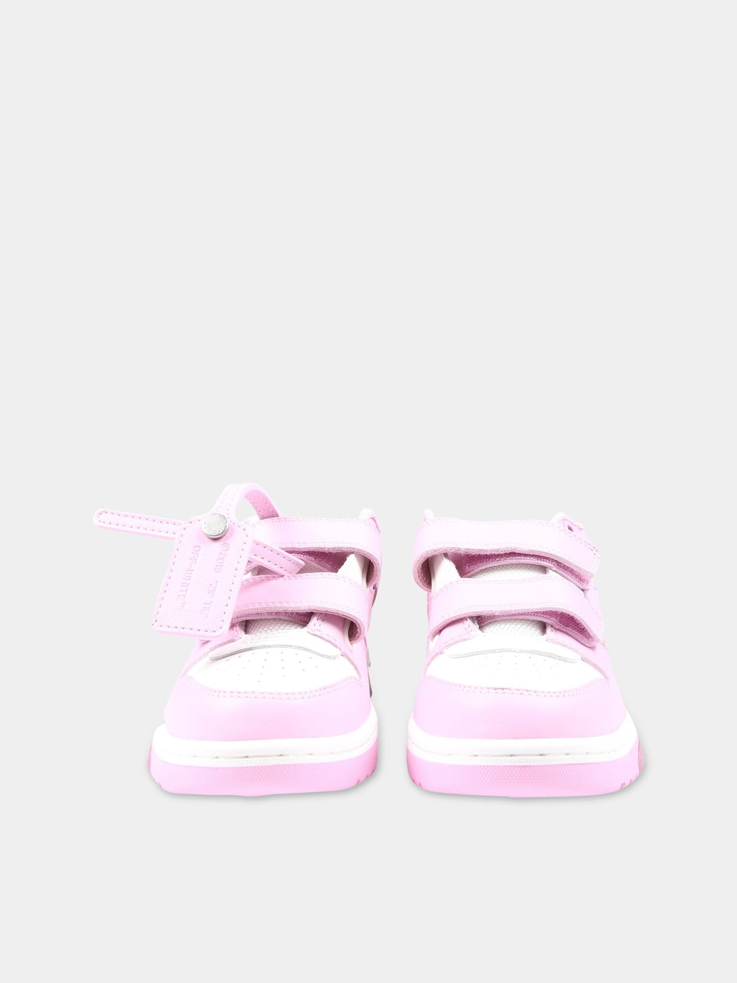 Sneakers ''Out of Office'' multicolor per bambina,Off White,OGIA005F22LEA0010130