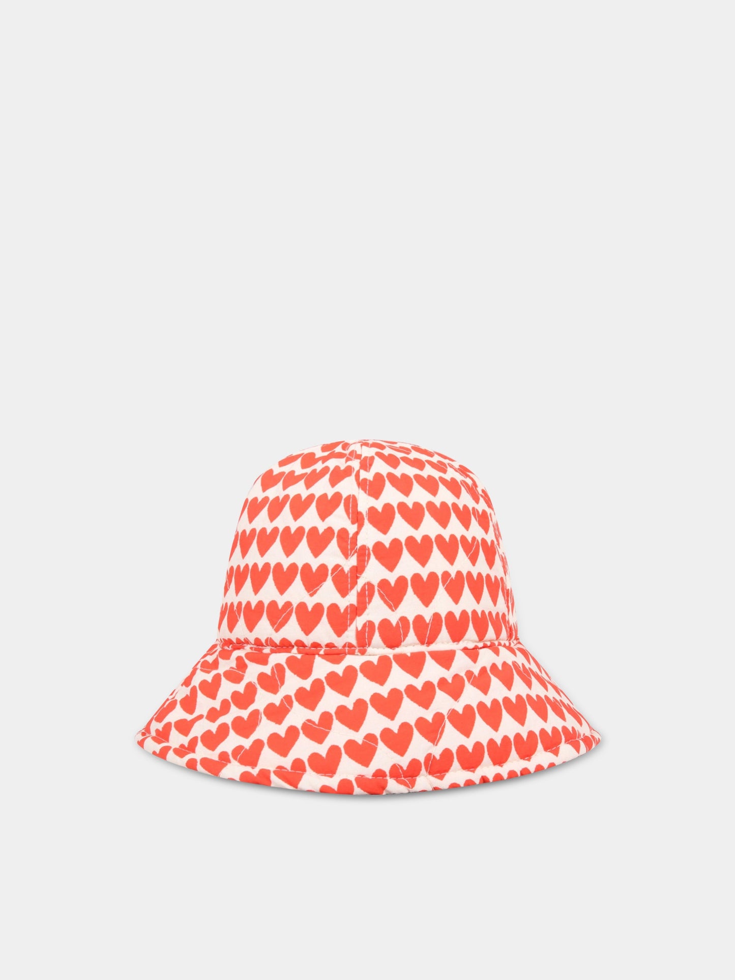 Cloche avorio per bambina con cuori,Bobo Choses,222AI013