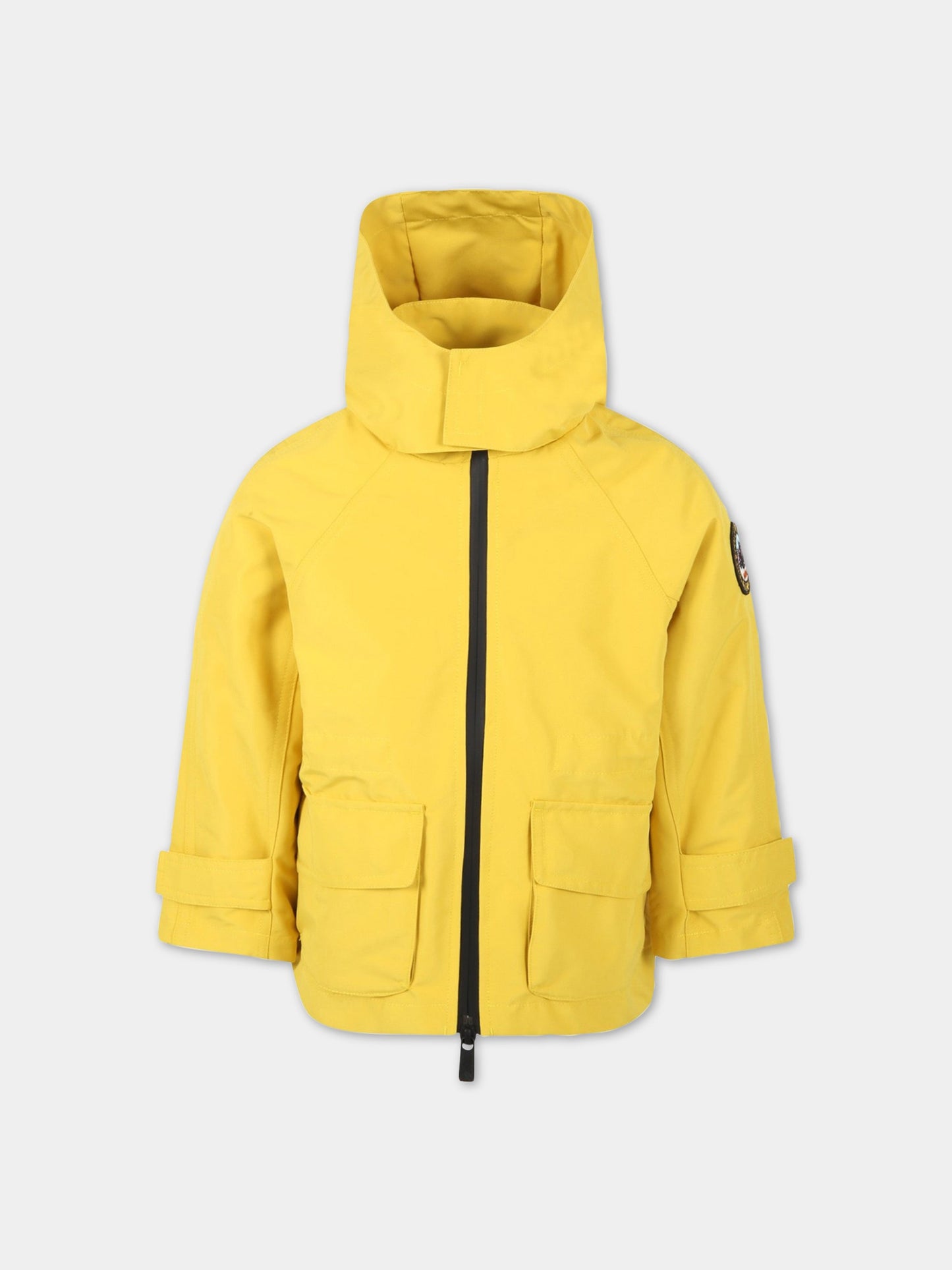 Parka giallo per bambino con patch,Scotch&soda,171178 0244